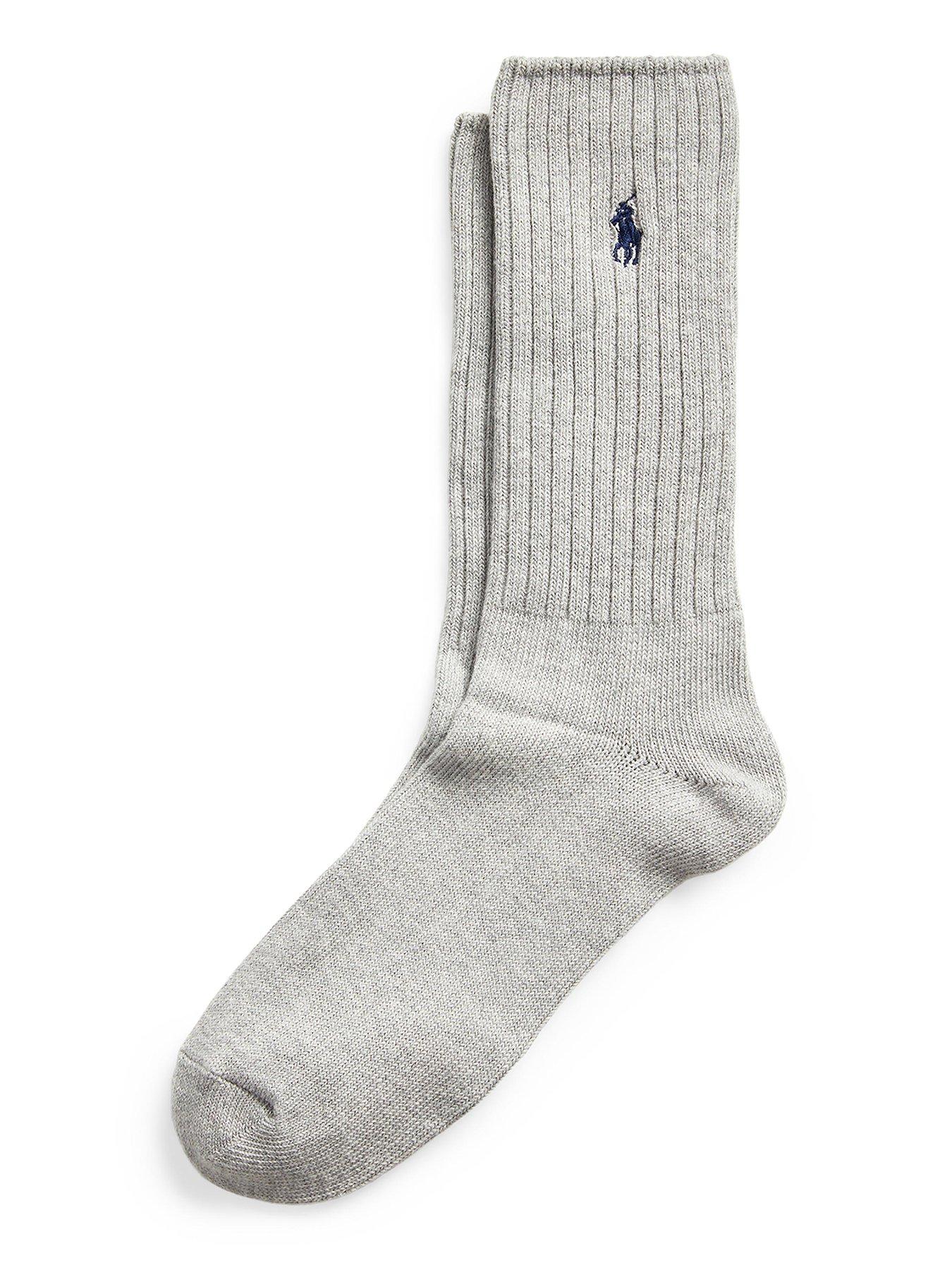 Polo Ralph Lauren Polo Ralph Lauren Cotton Crew Socks - Grey