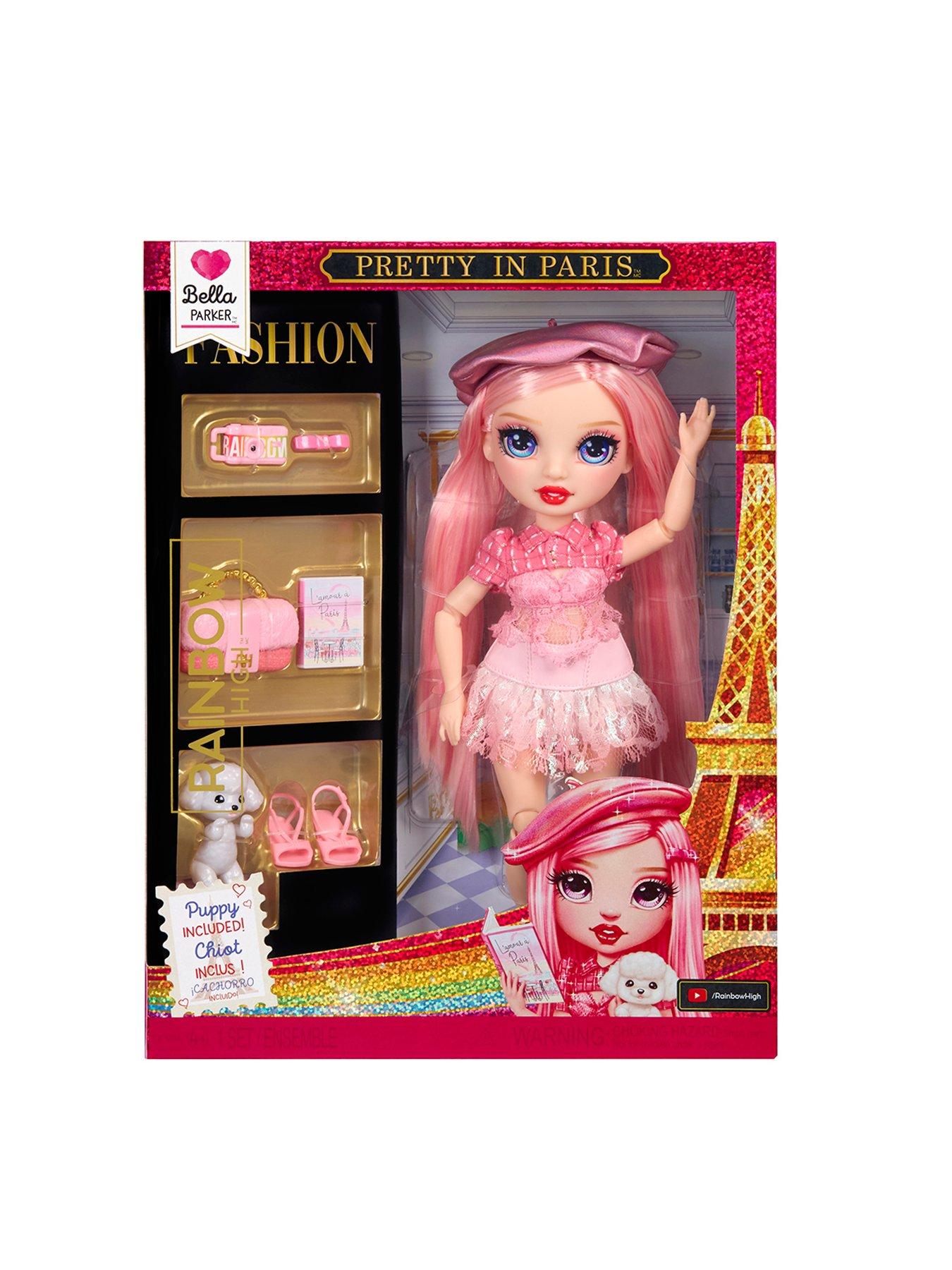 Image 7 of 7 of Rainbow High Pretty in Paris Fashion - Bella Parker (Pink)