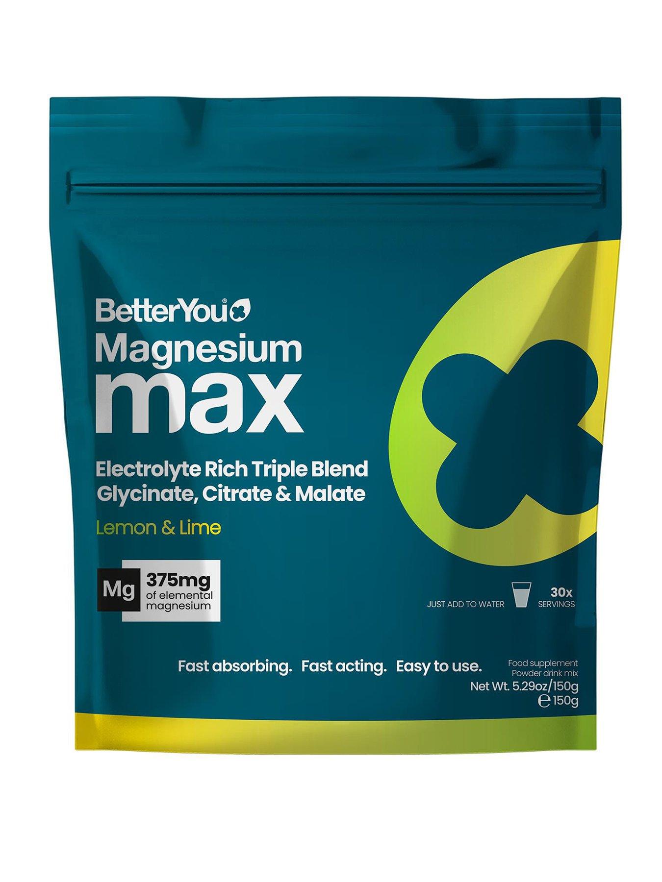 BetterYou BetterYou - Magnesium Max Powder Lemon & Lime - Lemon & Lime - 135g