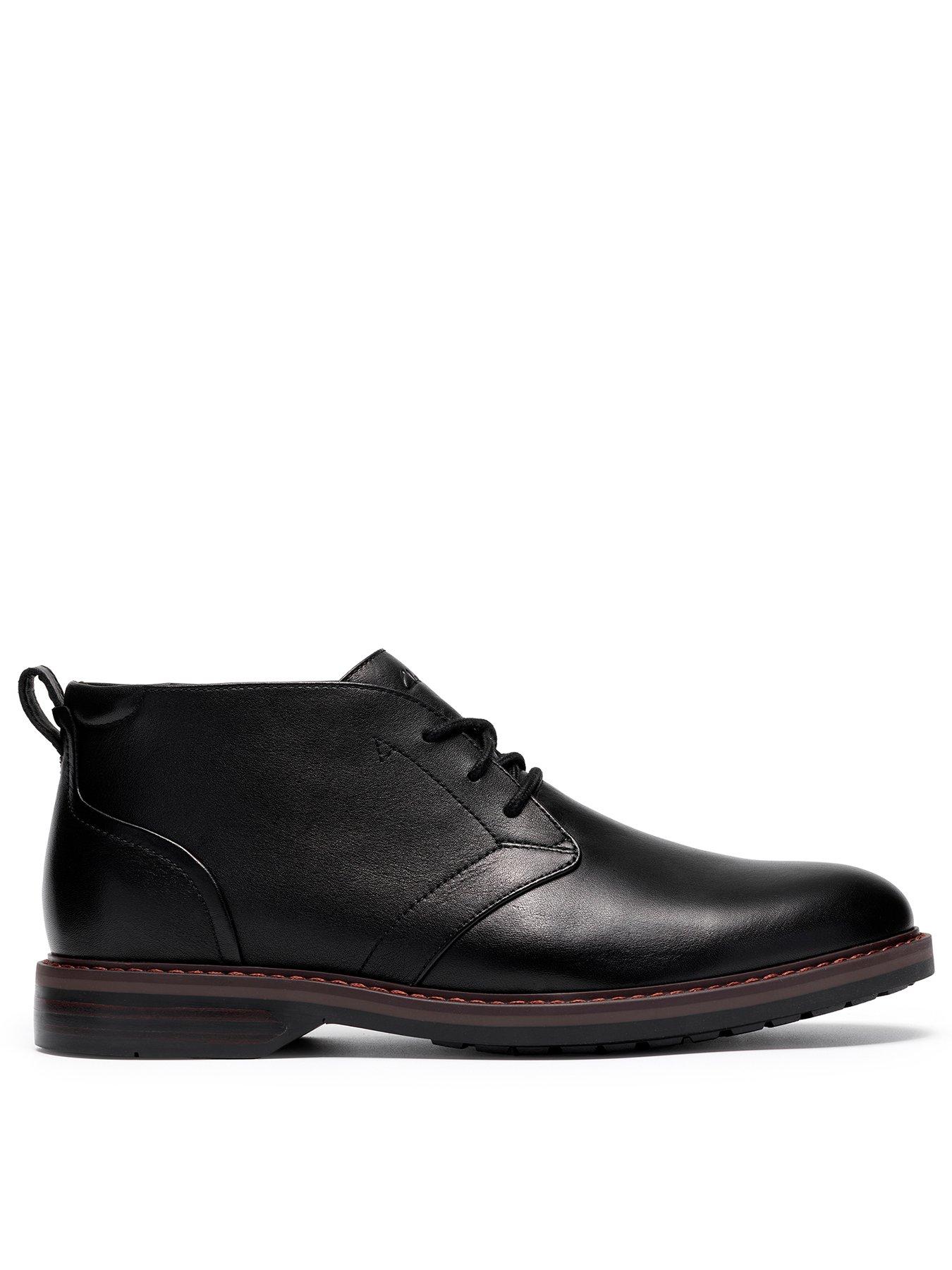 Image 1 of 6 of Clarks Aldwin Chukka Boot - Black