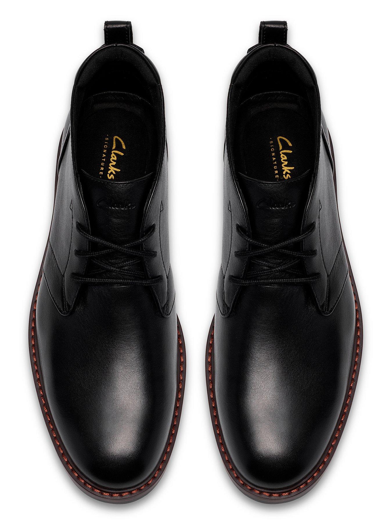 Image 4 of 6 of Clarks Aldwin Chukka Boot - Black