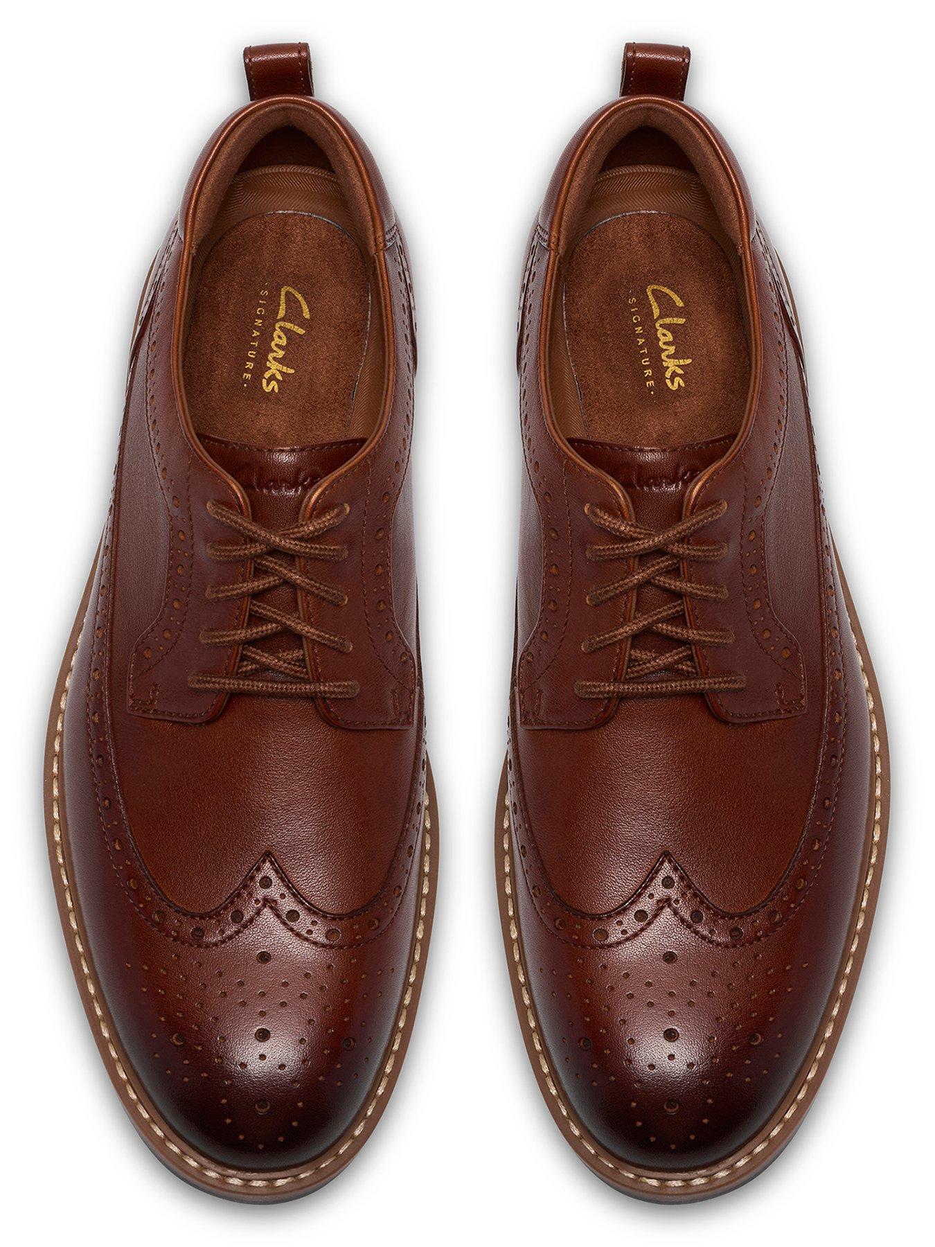 Image 4 of 6 of Clarks Aldwin Limit Brogue Shoe - Brown