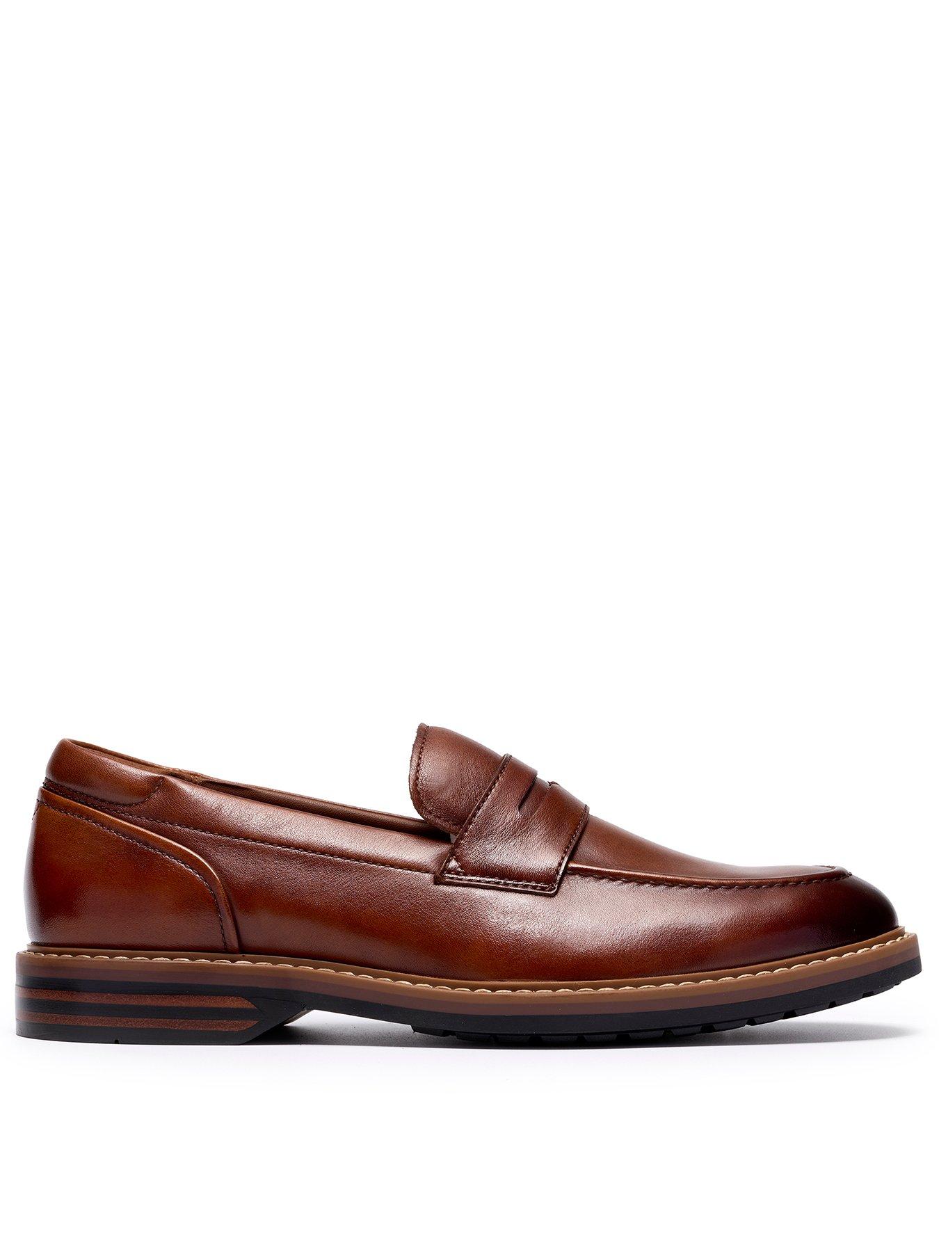 Image 1 of 6 of Clarks Aldwin Step Loafer - Mid Tan Leather