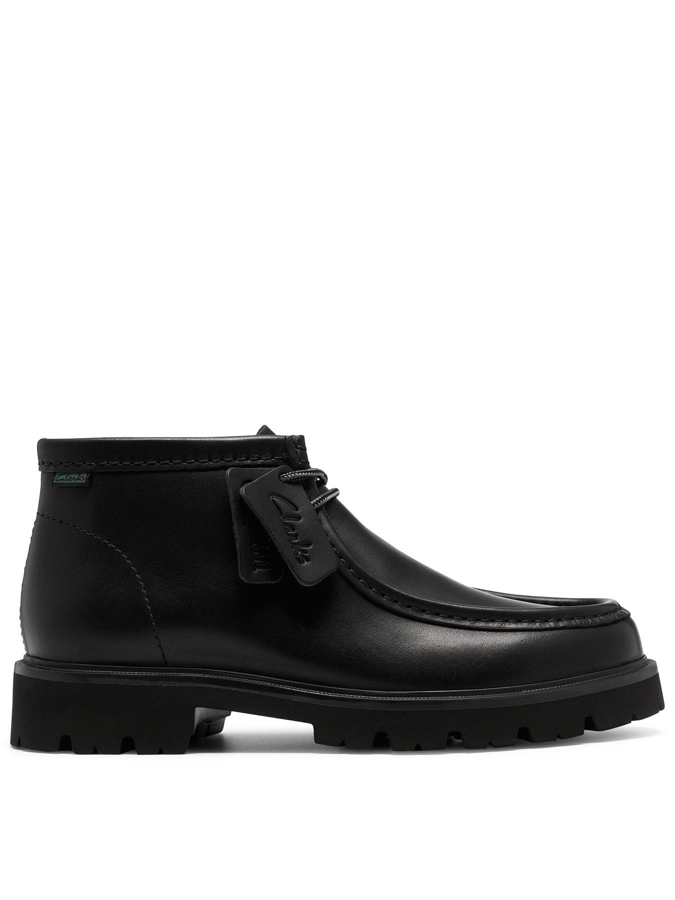Clarks Cleyhill Lace Up Boot - Black