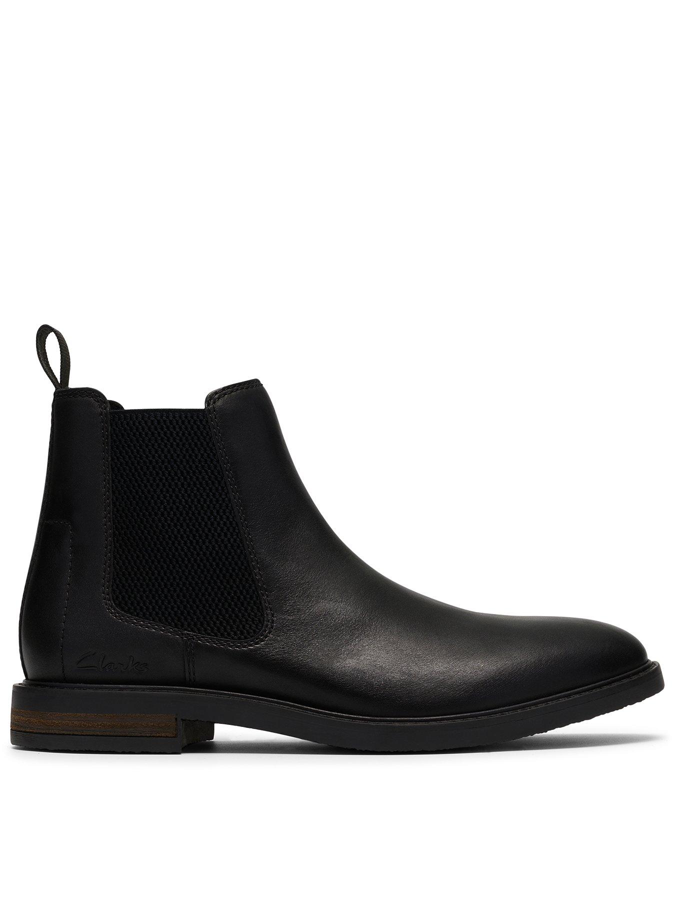 Image 1 of 6 of Clarks Jaxen Easy Chelsea Boot - Black