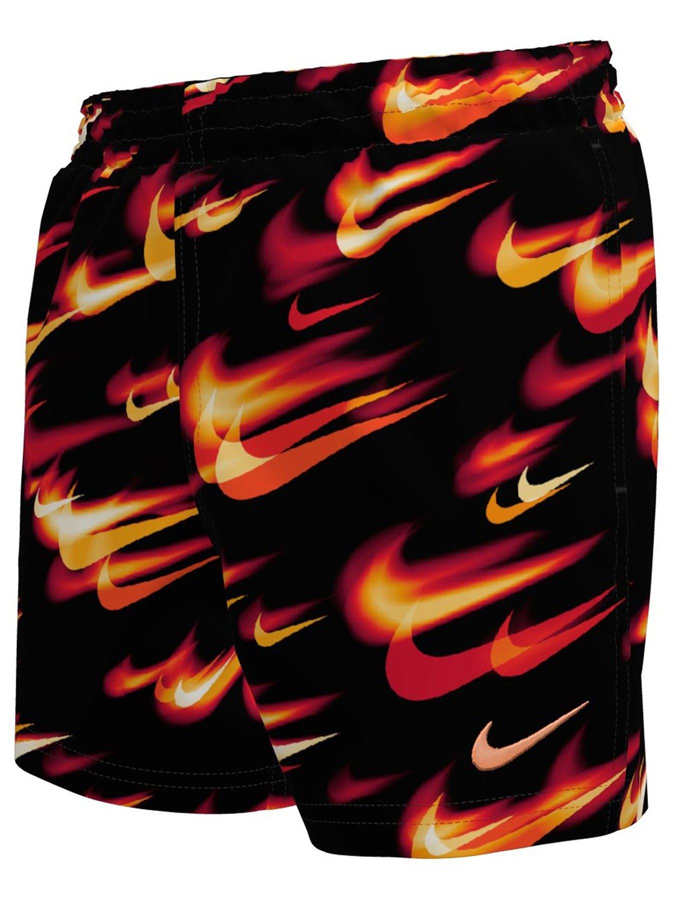 Nike Junior Boys Swim 4 Inch Volley Short - Red