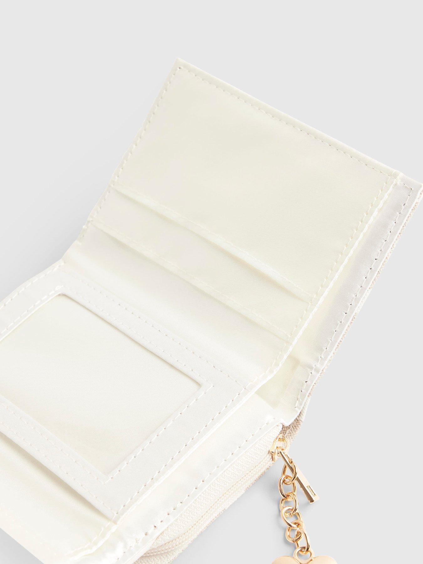 Image 3 of 3 of River Island Monogram Purse - Beige