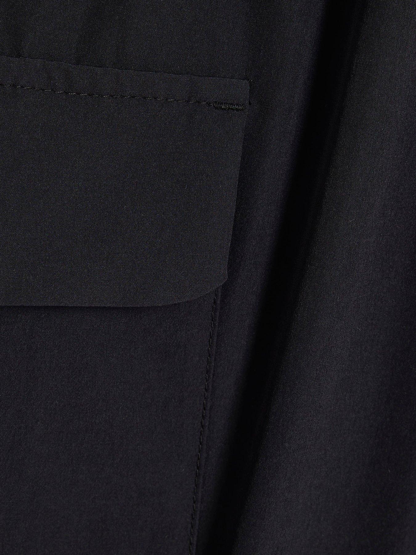 Image 3 of 4 of River Island Boys Tech Pocket Cargo Trousers - Black