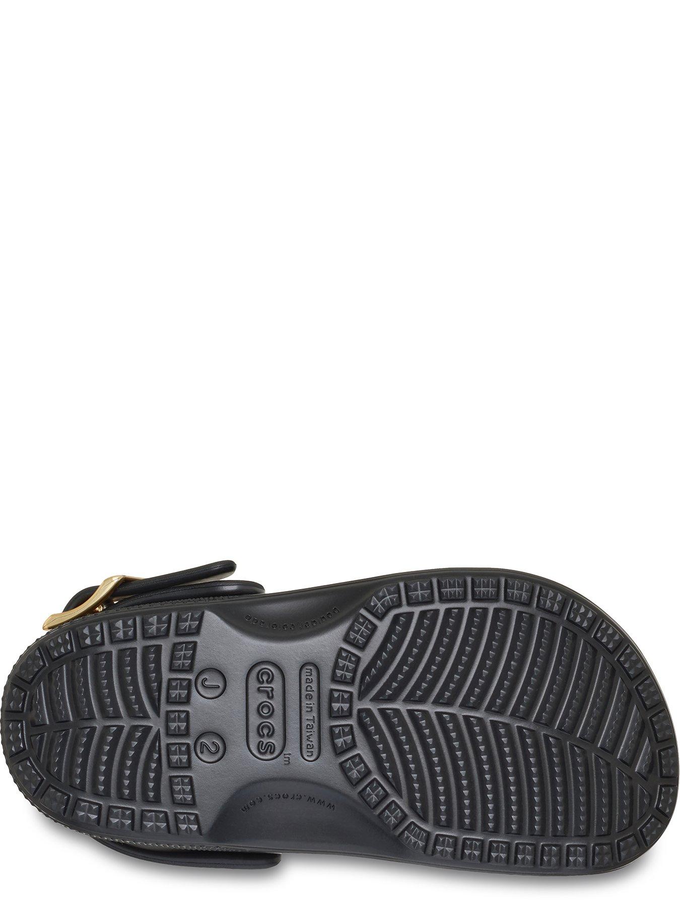 Image 5 of 7 of Crocs Kids Classic Metallic Buckle Clog - Black