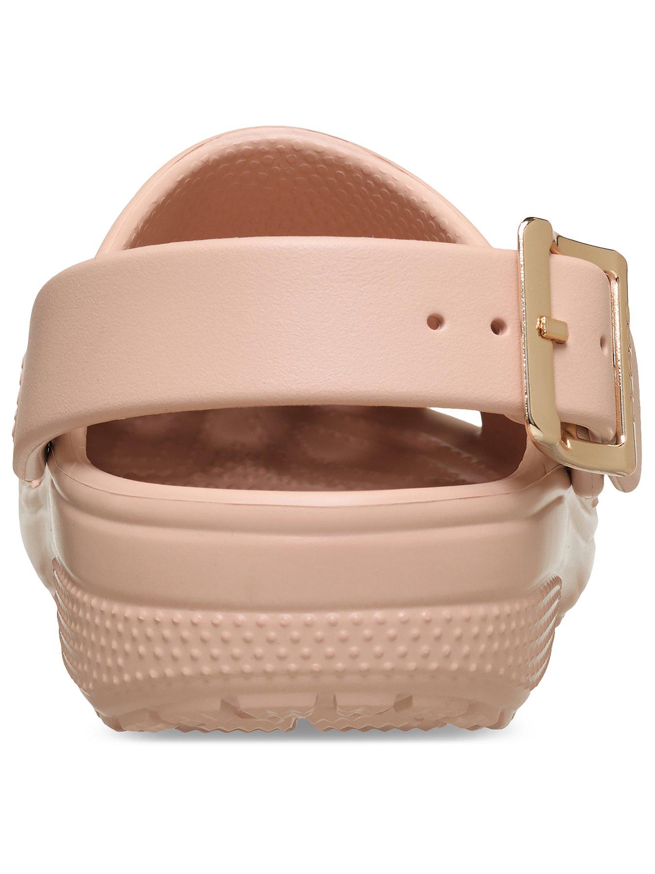 Image 3 of 7 of Crocs Junior Classic Metallic Buckle Clog - Blush