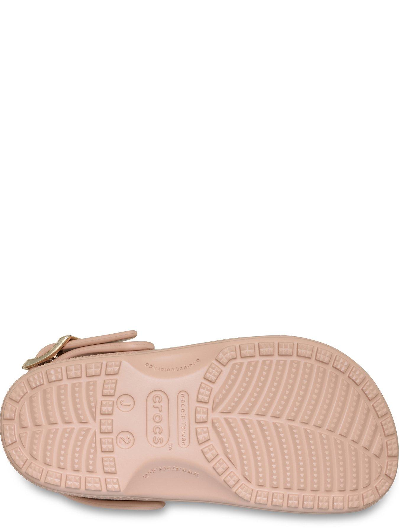 Image 5 of 7 of Crocs Junior Classic Metallic Buckle Clog - Blush