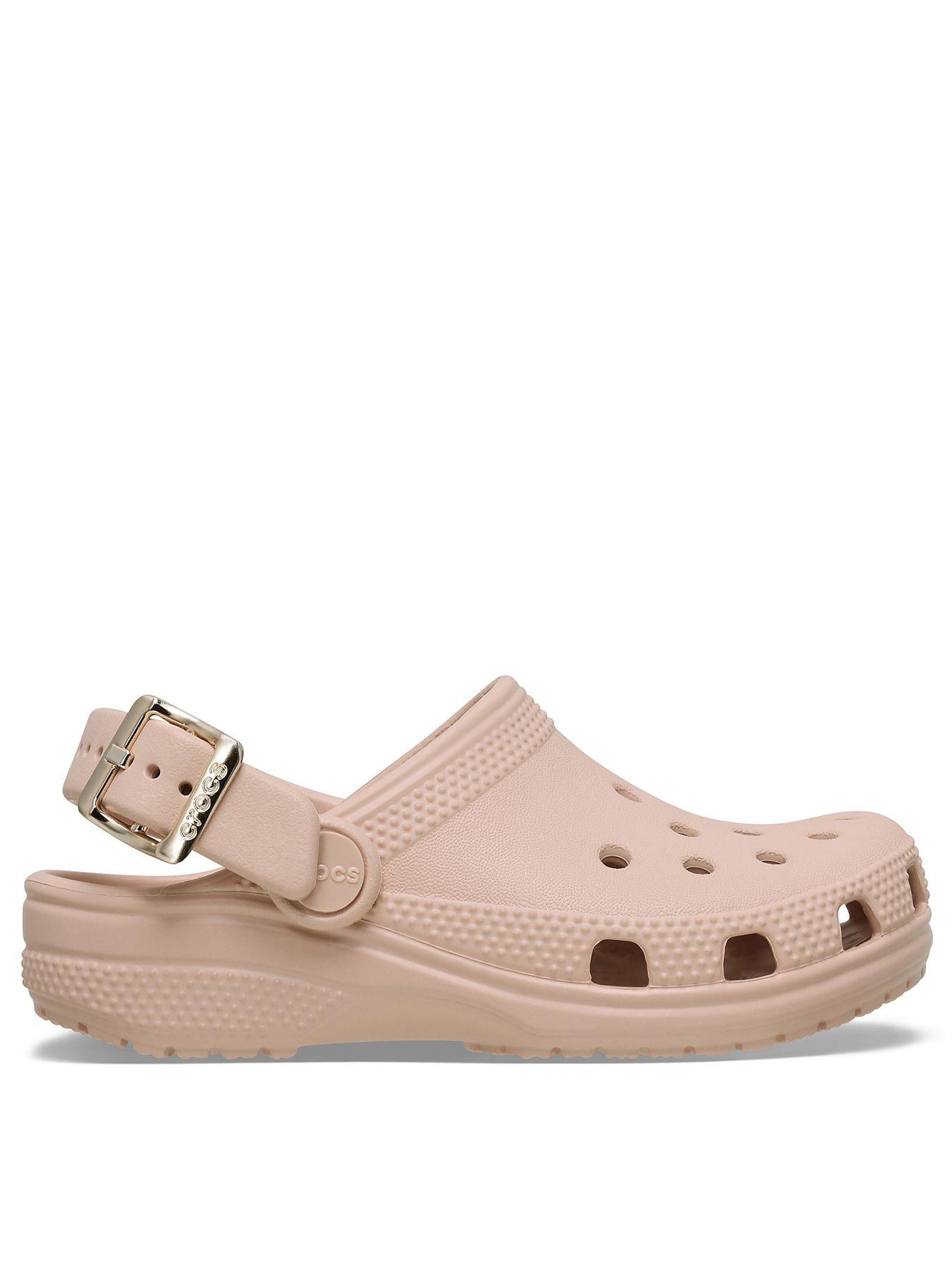 Image 1 of 6 of Crocs Toddler Classic Metallic Buckle Clog - Blush