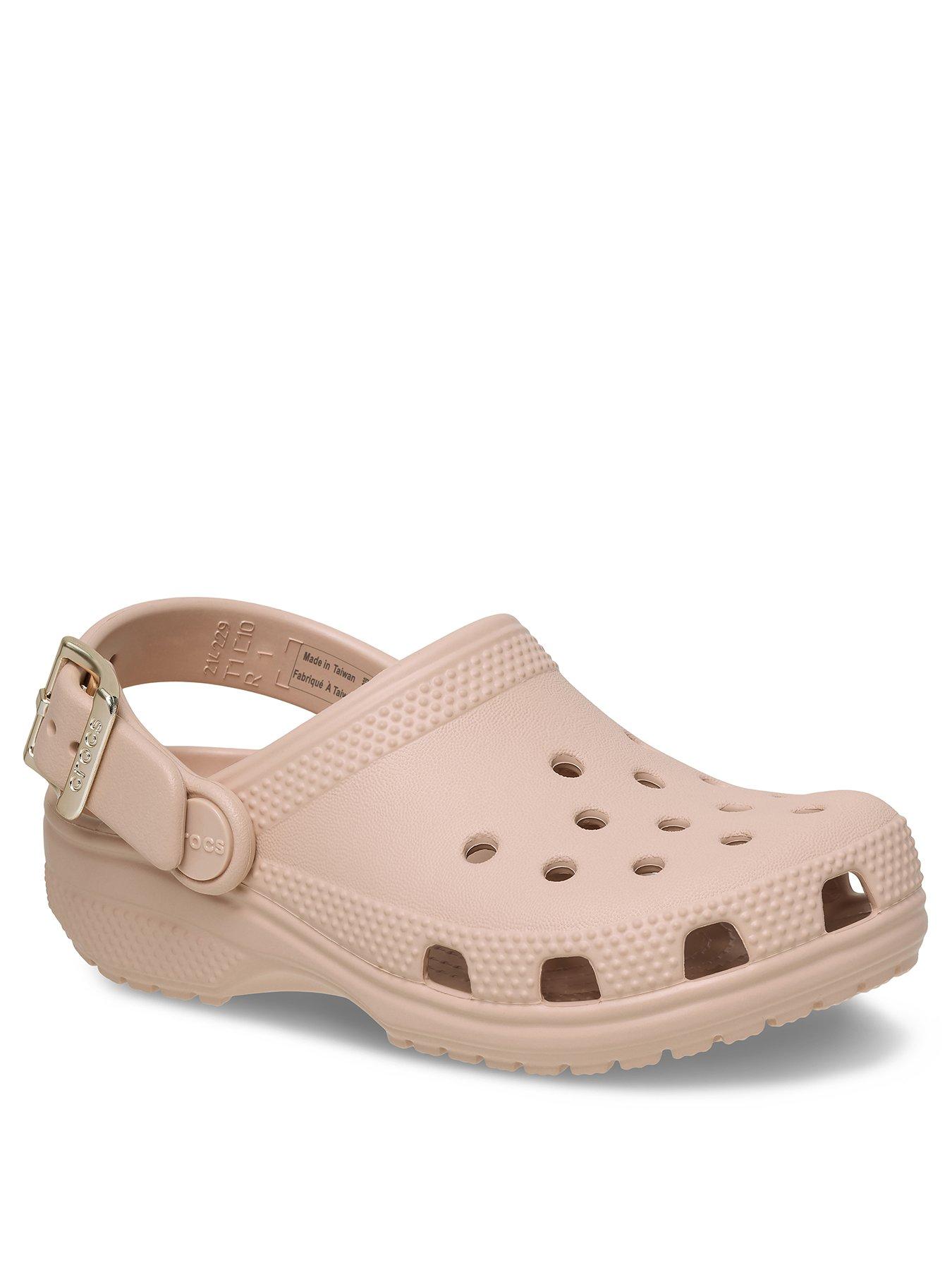 Image 2 of 6 of Crocs Toddler Classic Metallic Buckle Clog - Blush
