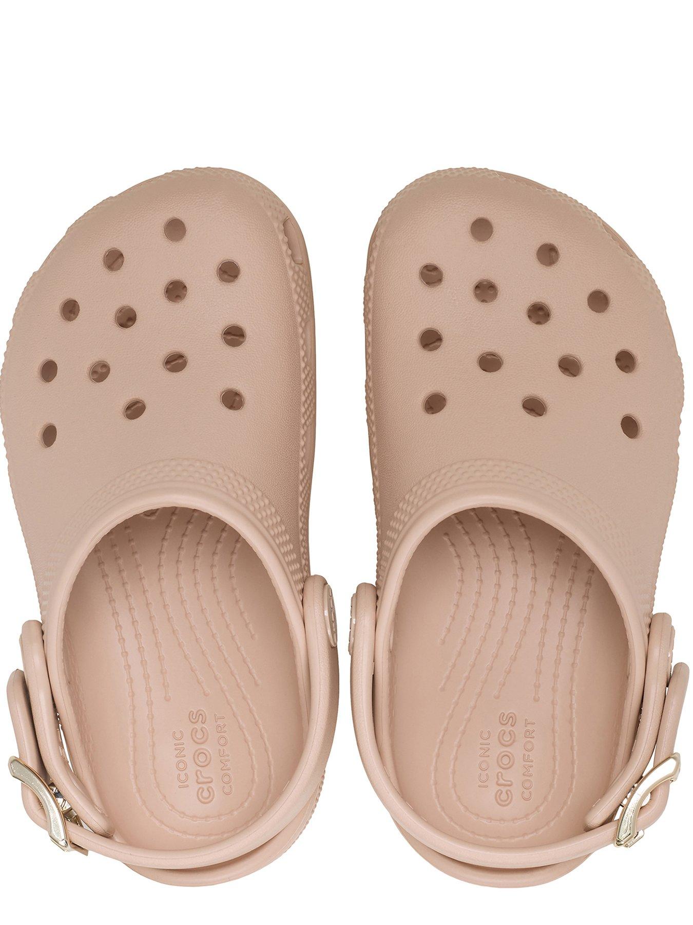 Image 4 of 6 of Crocs Toddler Classic Metallic Buckle Clog - Blush