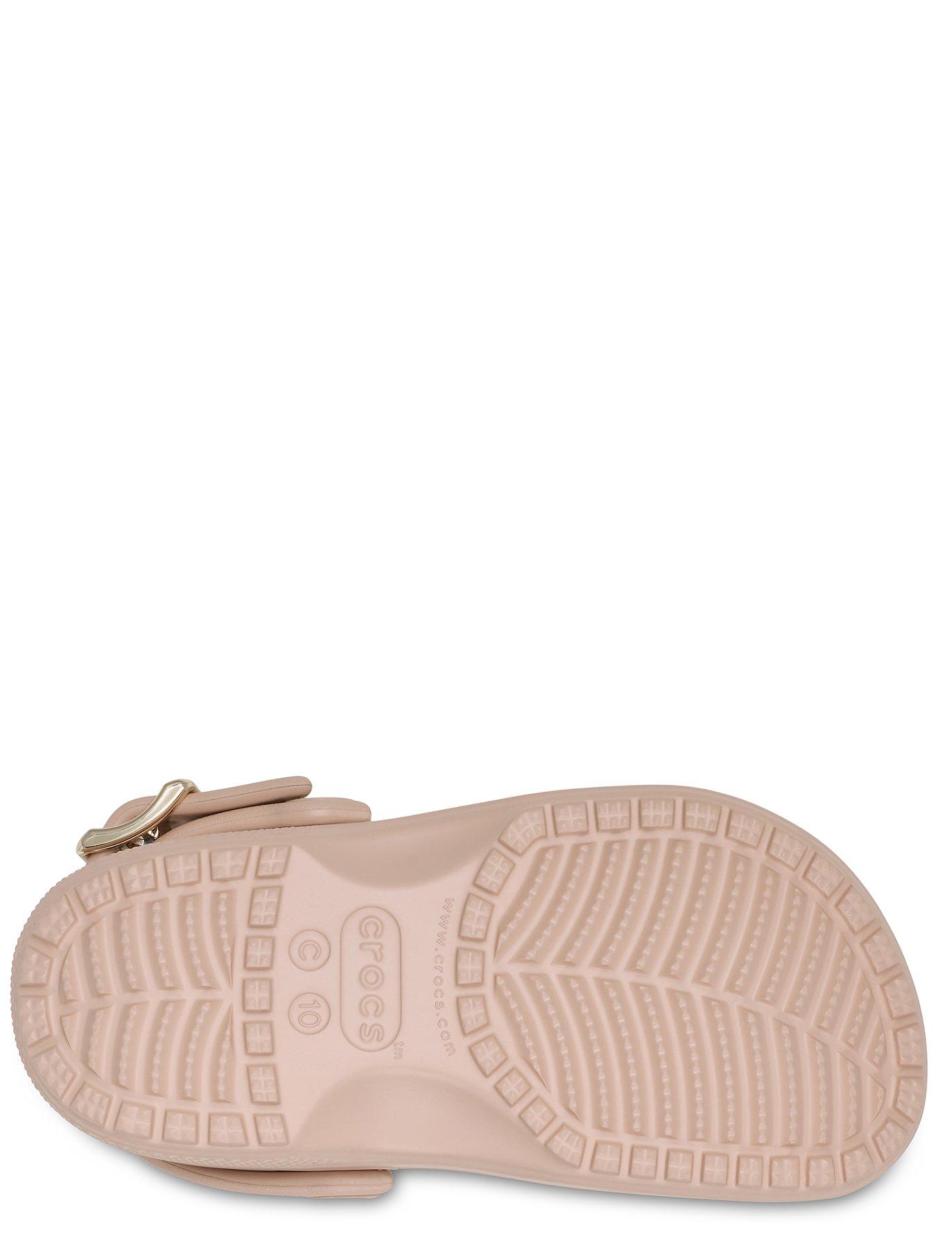 Image 5 of 6 of Crocs Toddler Classic Metallic Buckle Clog - Blush