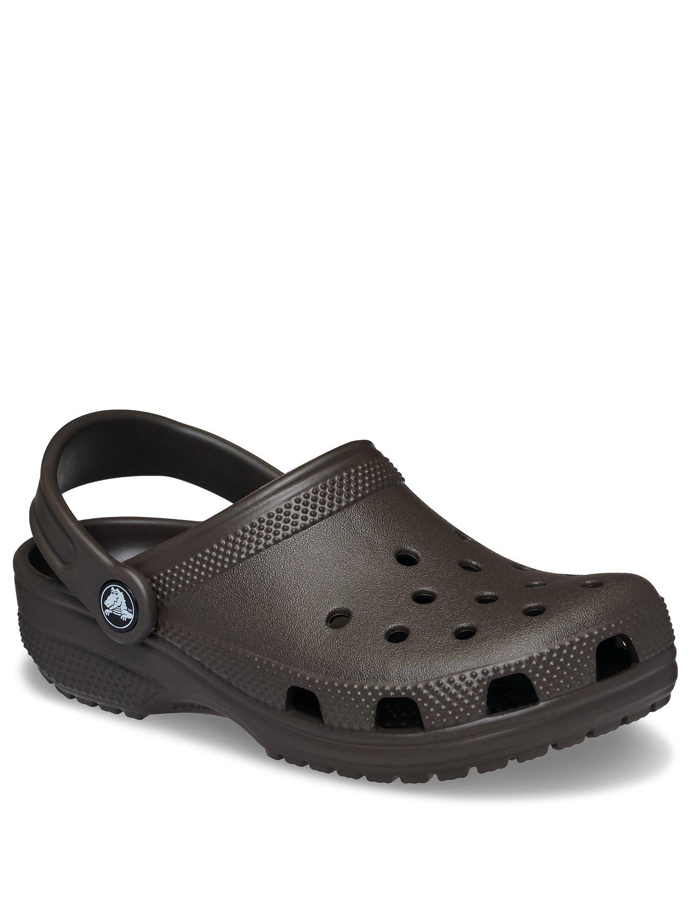 Image 2 of 6 of Crocs Girls Classic Heel Strap Clogs - Espresso