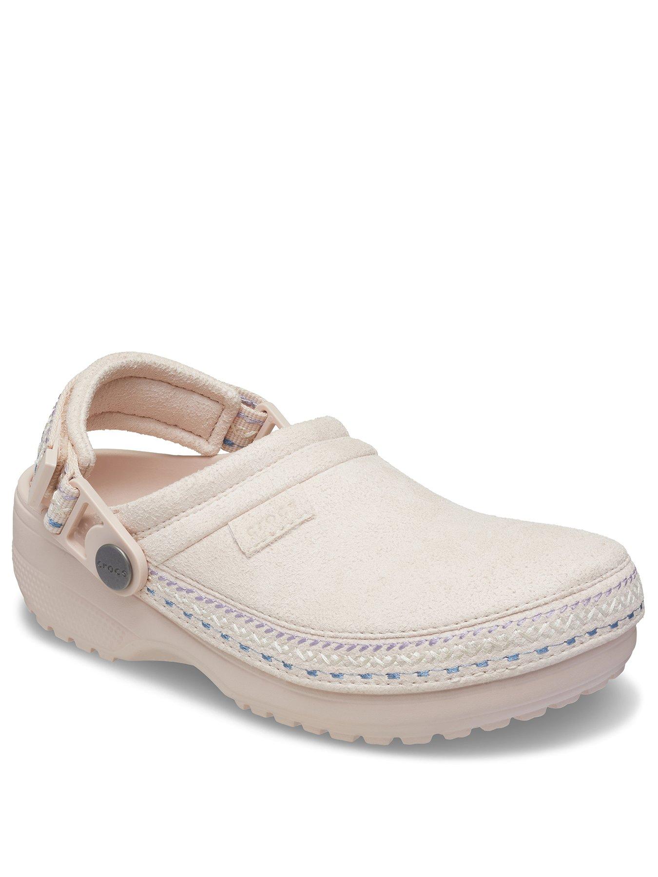 Image 2 of 6 of Crocs Junior Crafted Vegan Suede Stitch Clog - Quartz