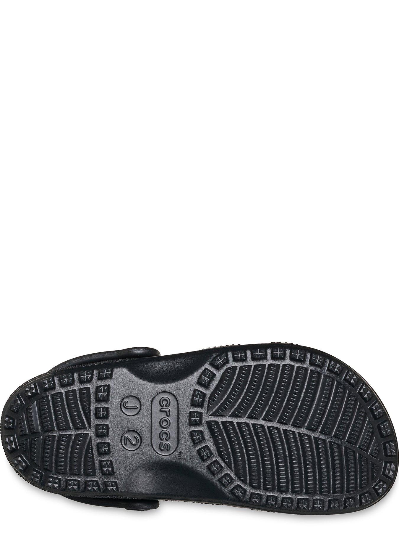Image 5 of 6 of Crocs Junior Classic Hearts Cut Out Clog - Black