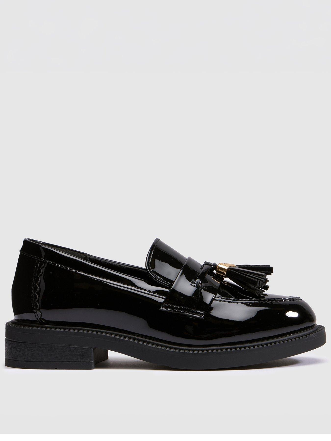 Schuh Lucy Tassel Loafer Shoes - Black