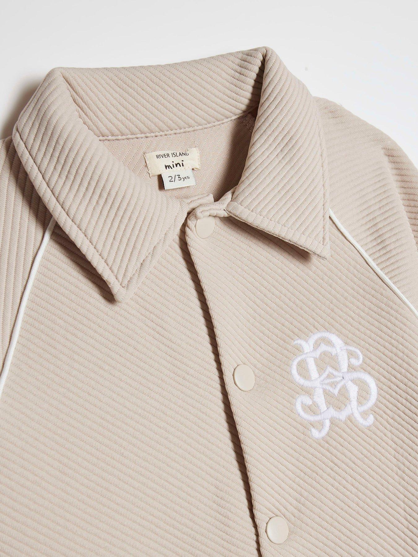 Image 5 of 5 of River Island Mini Boys Jacket 3 Piece Set - Beige