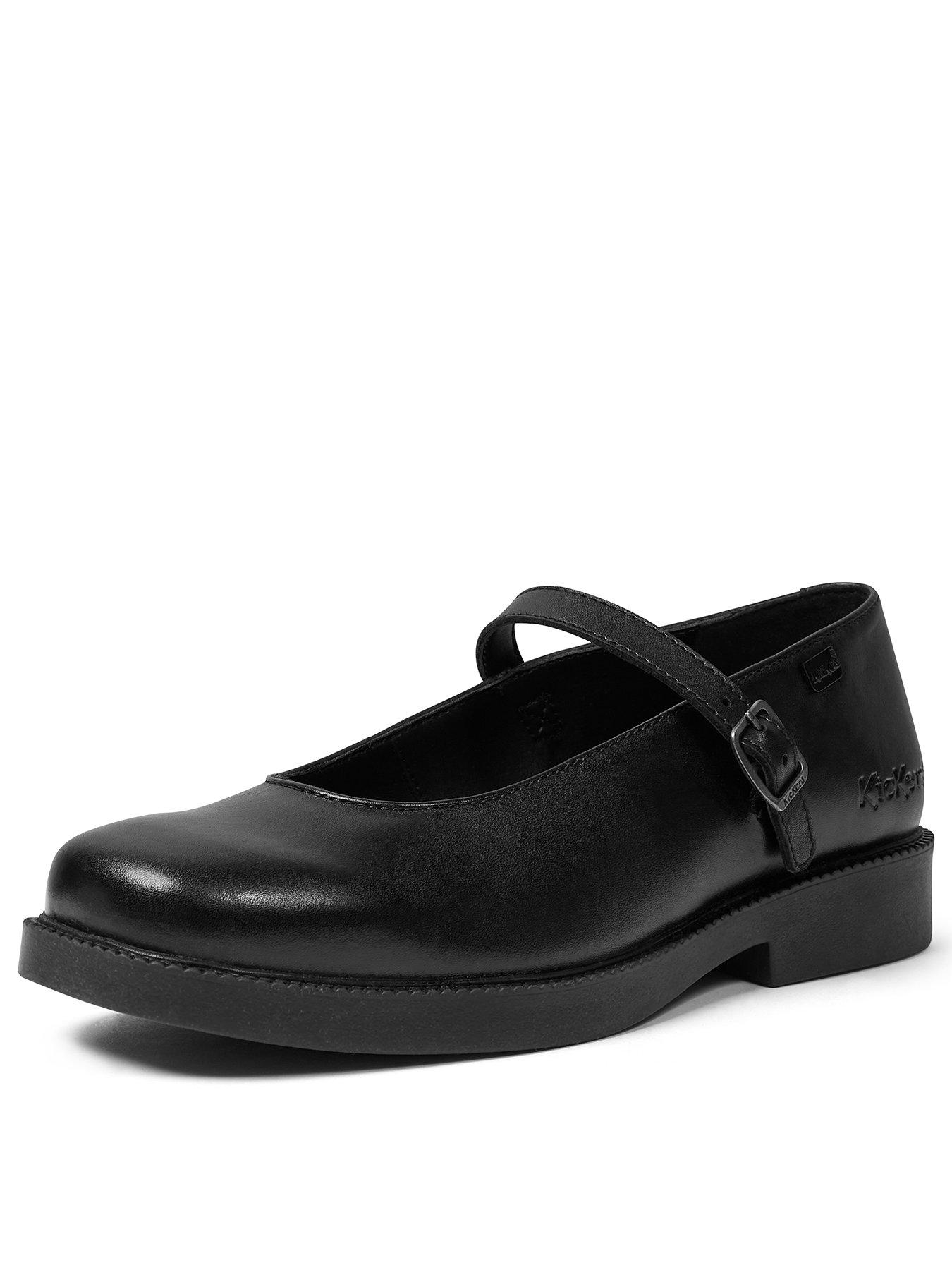 Kickers Maisey Mary-jane Leather Shoe - Black