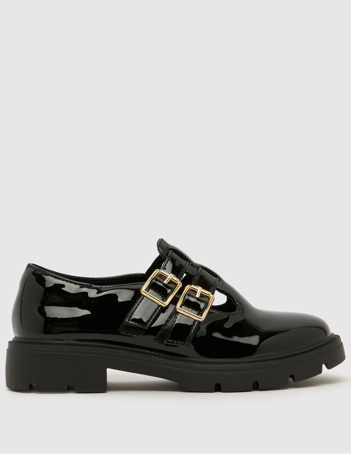 Image 1 of 4 of Schuh Patent Double Strap Mary Jane - Black