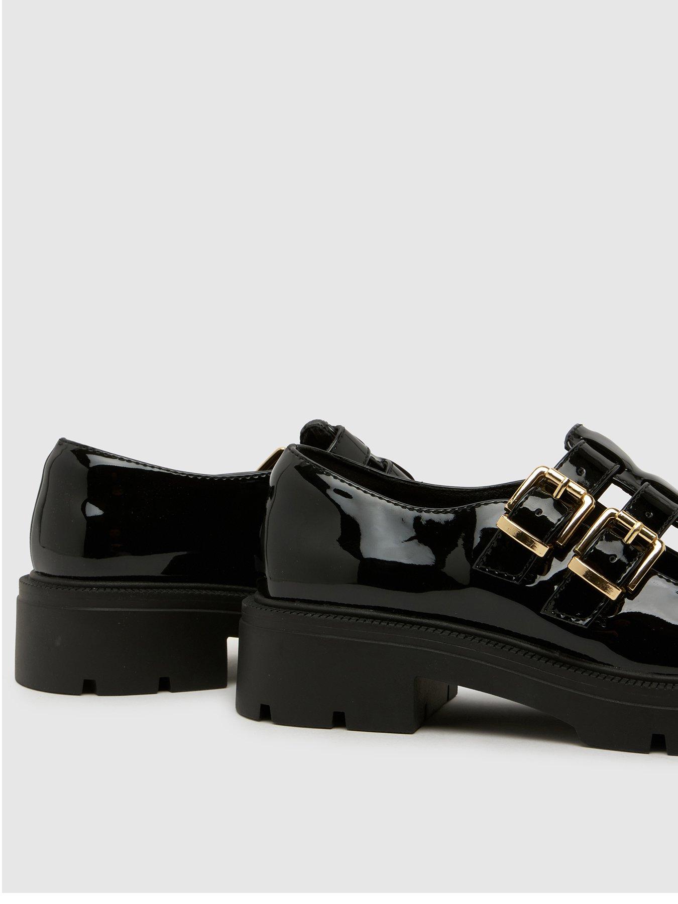 Image 2 of 4 of Schuh Patent Double Strap Mary Jane - Black