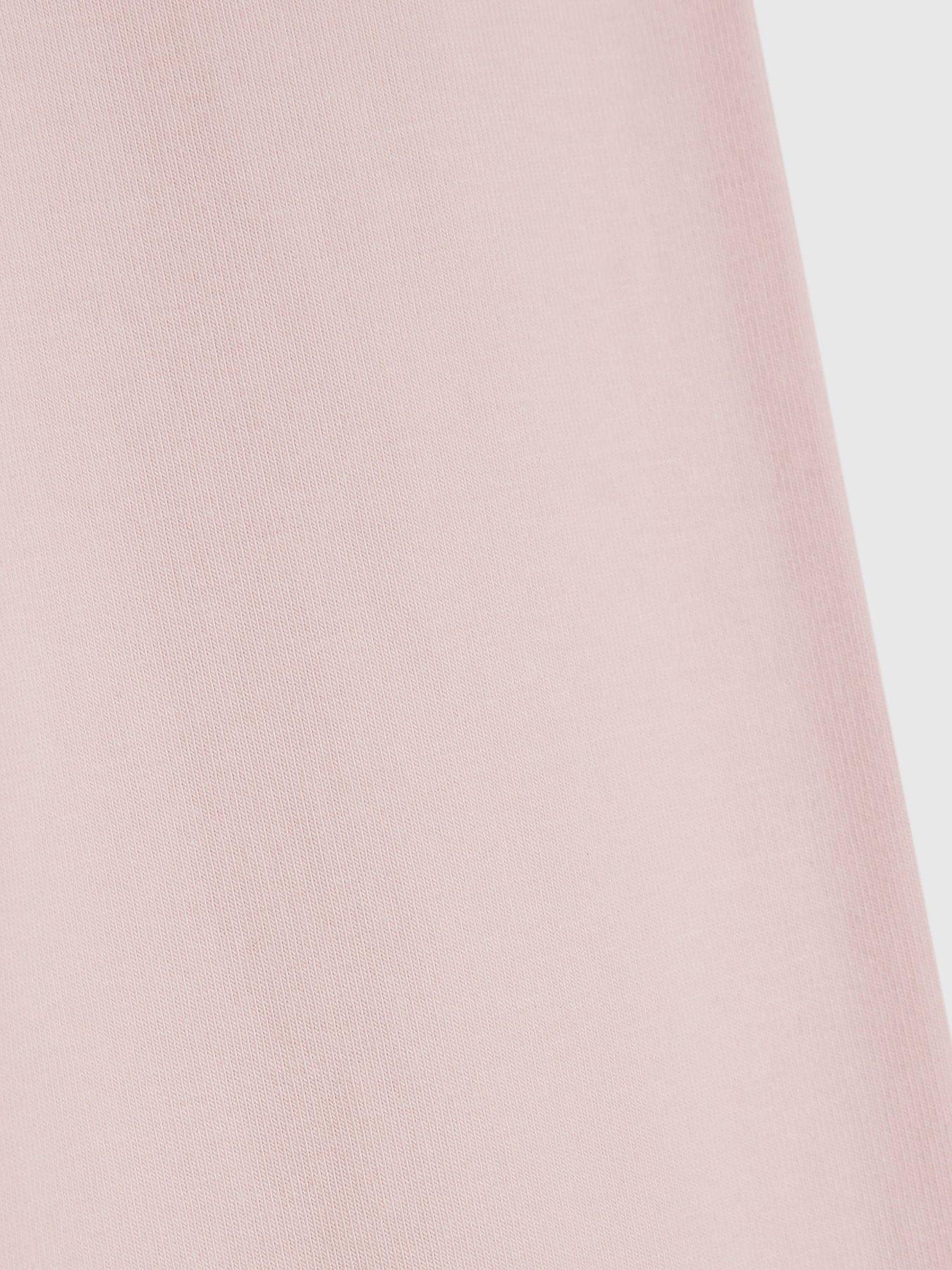 Image 4 of 4 of River Island Girls Scripty Flared Leg Leggings - Pink