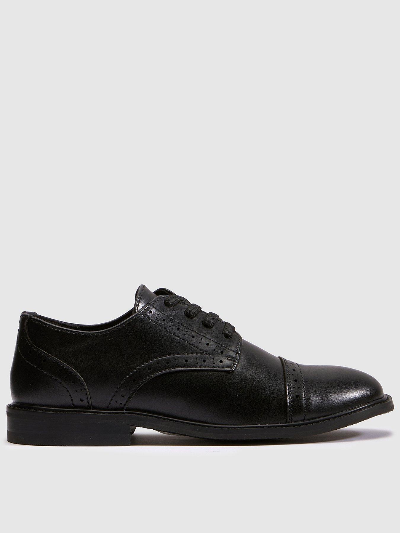 Schuh Brogue Lace Up Shoes - Black