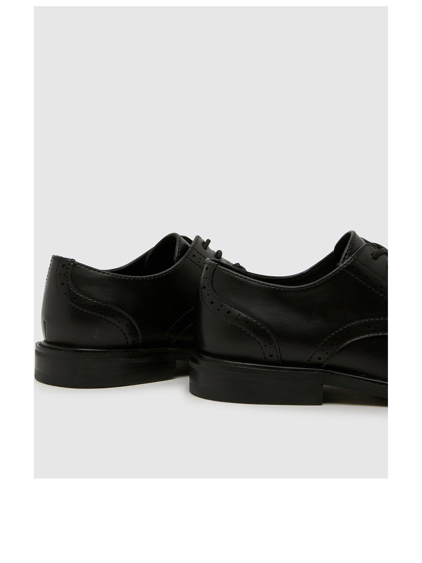 Image 2 of 4 of Schuh Older Brogue Lace Up School Shoes - Black