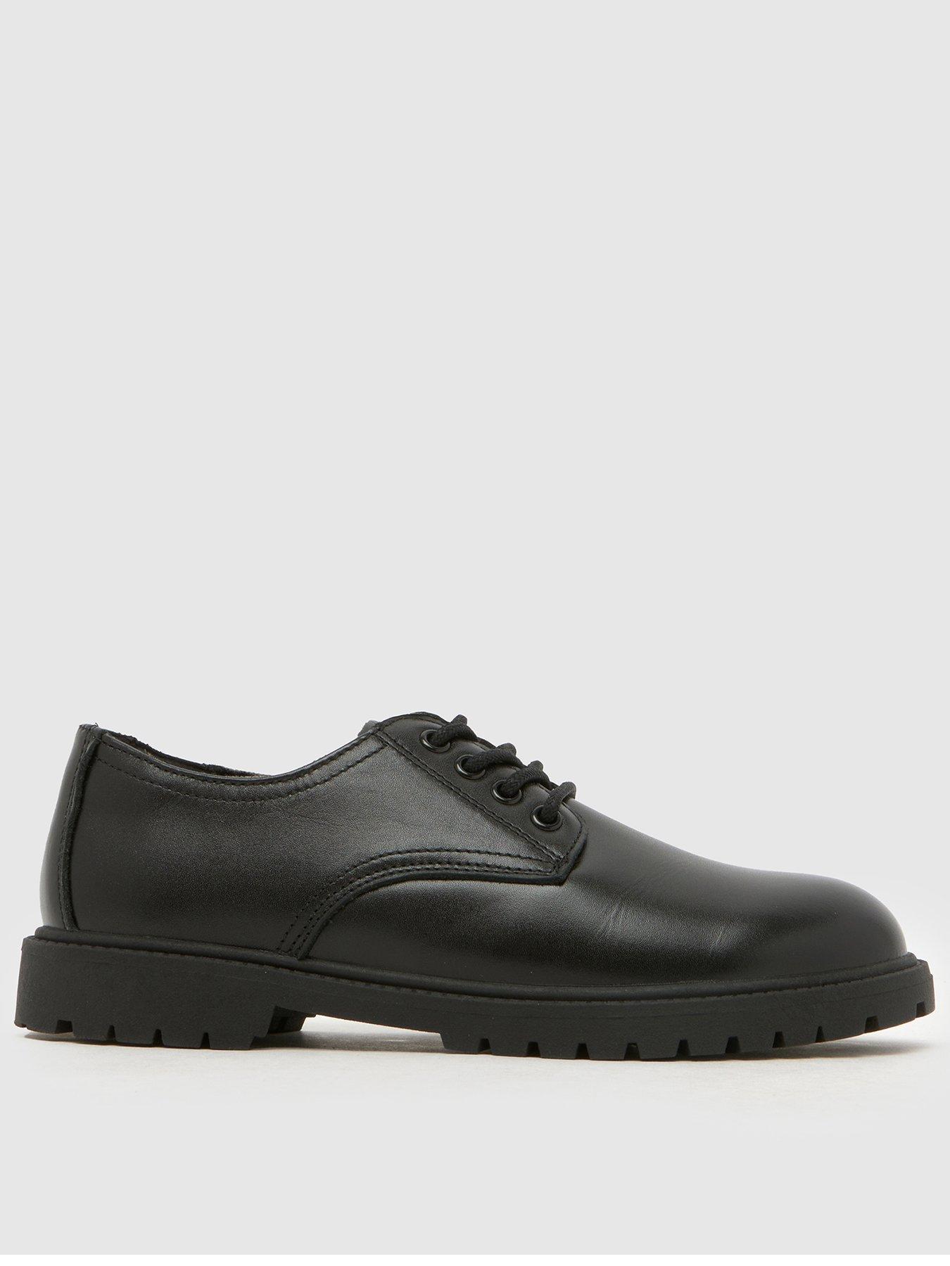 Schuh Older Leather Lace Up Derby - Black