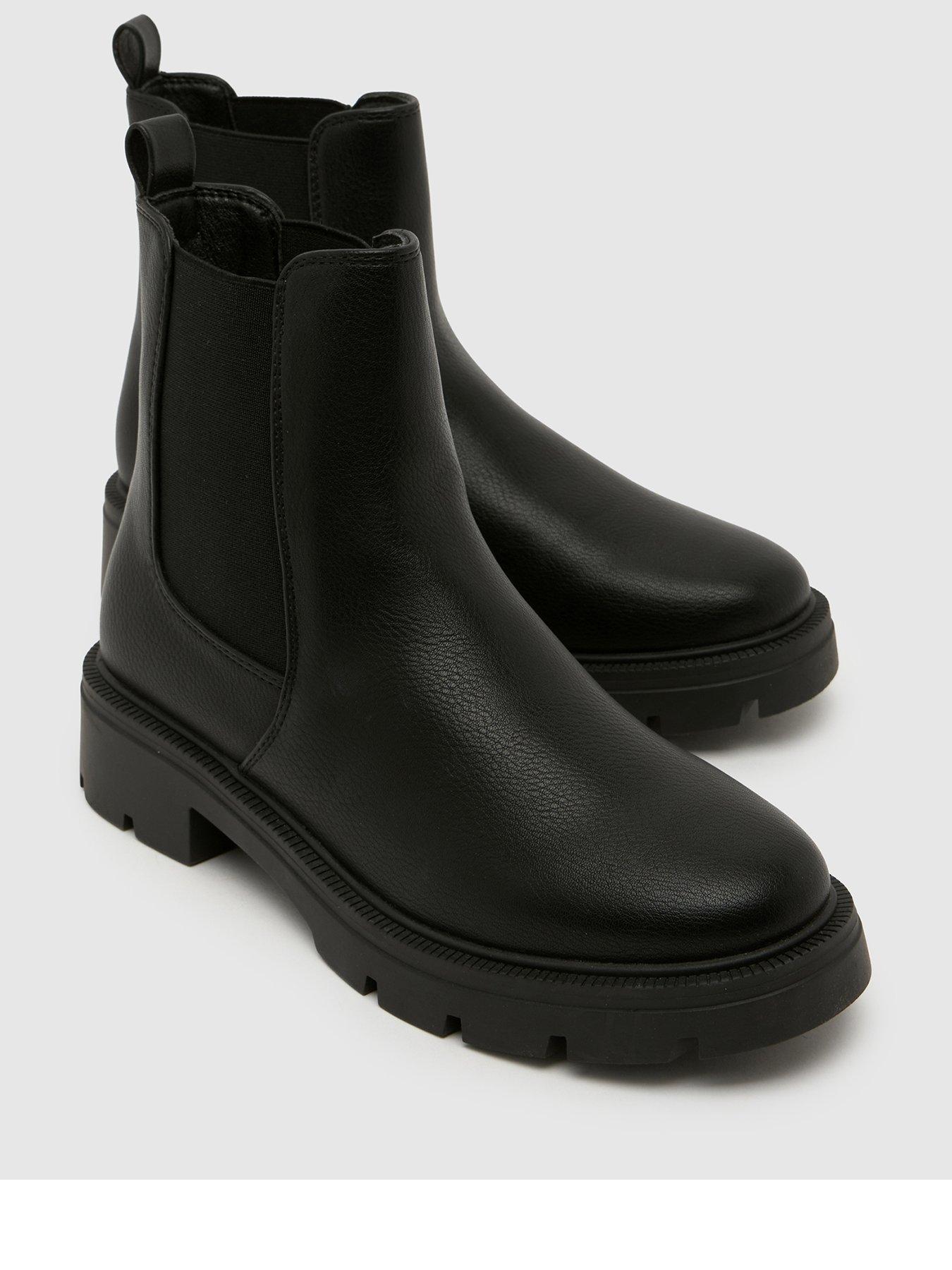 Image 3 of 4 of Schuh Older Chunky Chelsea Boot - Black