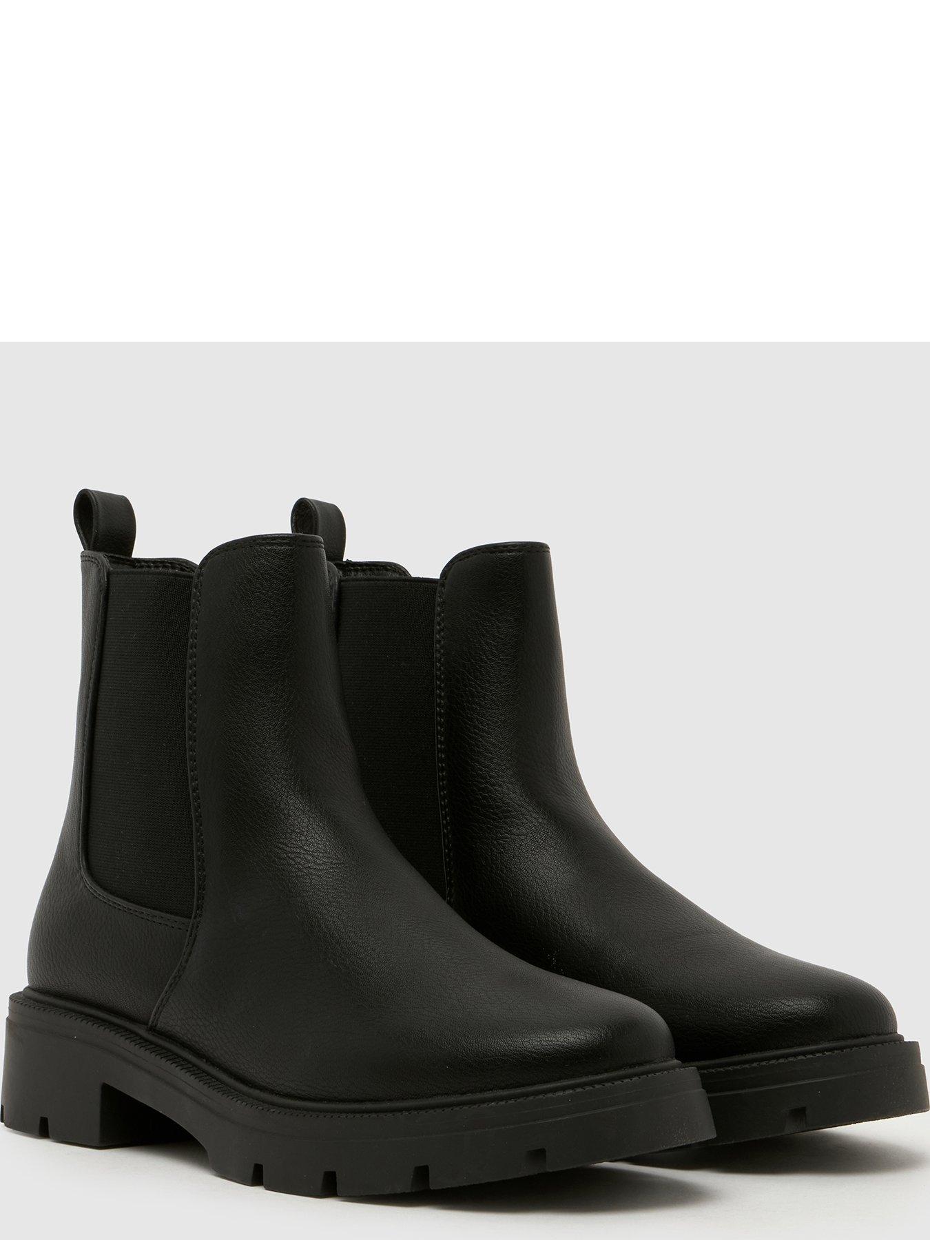 Image 4 of 4 of Schuh Older Chunky Chelsea Boot - Black