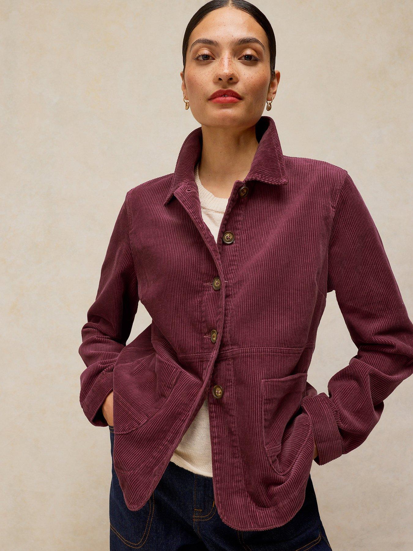 White Stuff Carrie Cord Jacket - Pink