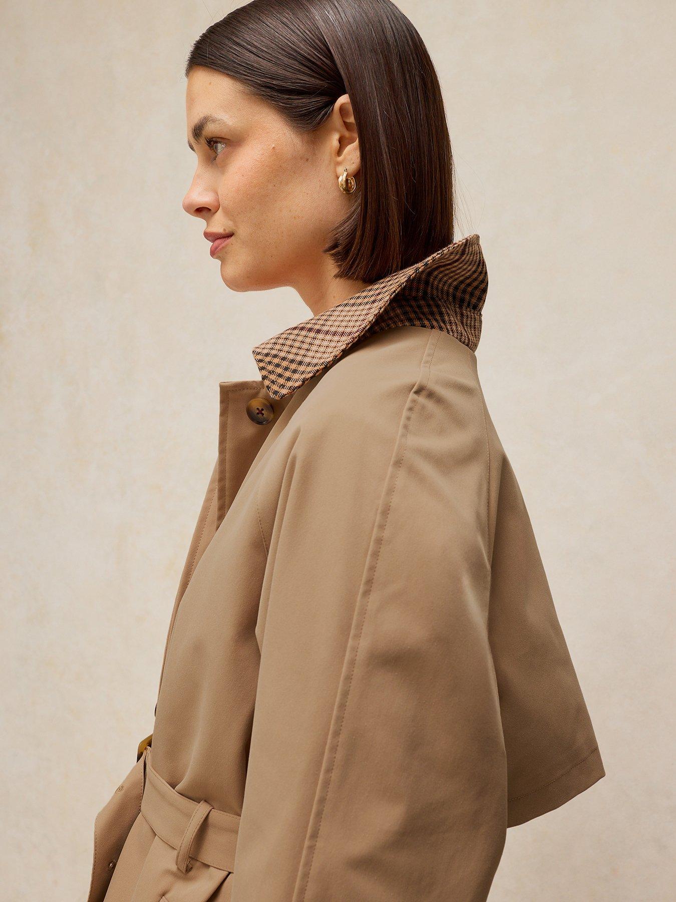 Image 3 of 6 of White Stuff Cole Trench Coat - Brown