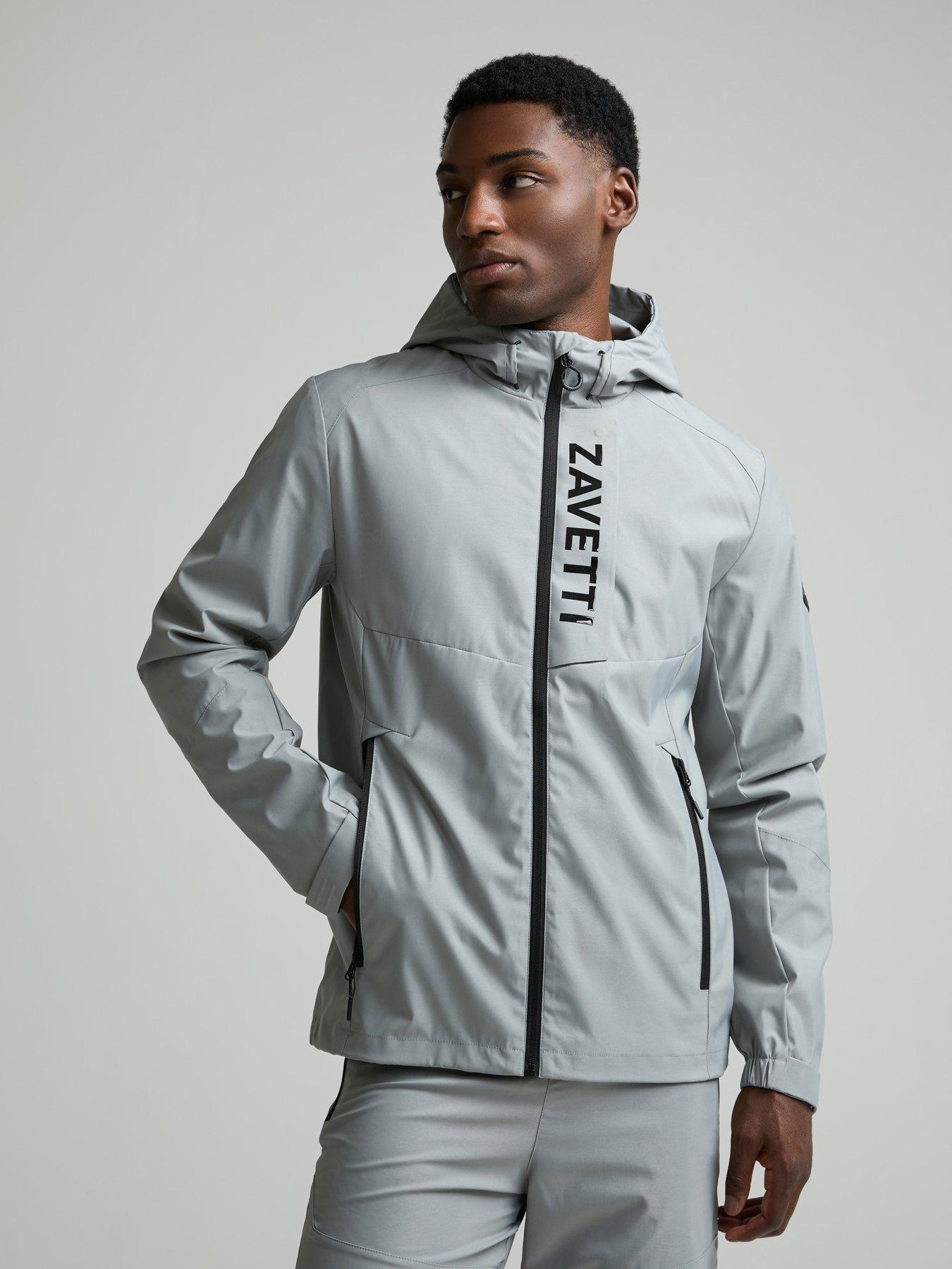 Zavetti Canada Zavetti Canada Bennicci Woven Windbreaker Lightweight Jacket - Grey