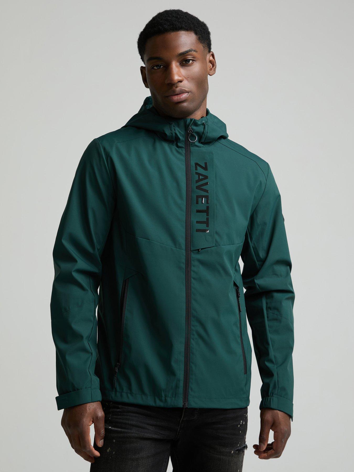 Image 1 of 5 of Zavetti Canada Bennicci Woven Windbreaker Lightweight Jacket - Black