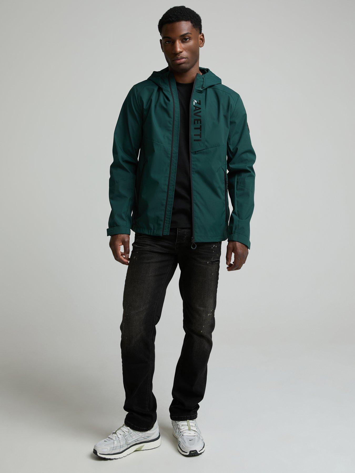 Image 3 of 5 of Zavetti Canada Bennicci Woven Windbreaker Lightweight Jacket - Black