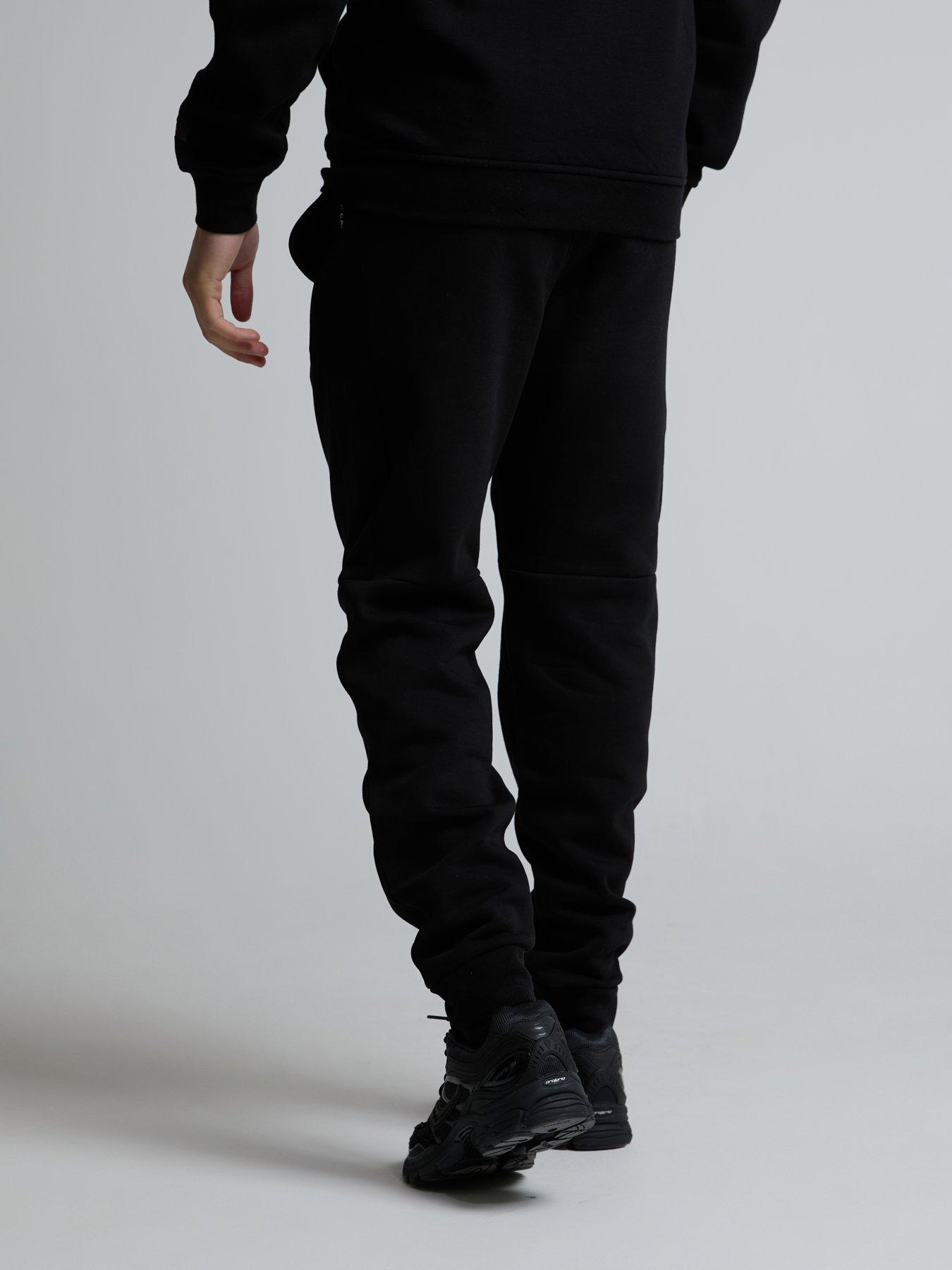 Image 2 of 5 of Zavetti Canada Bottacini Compatto Fleece Sweat Joggers - Black