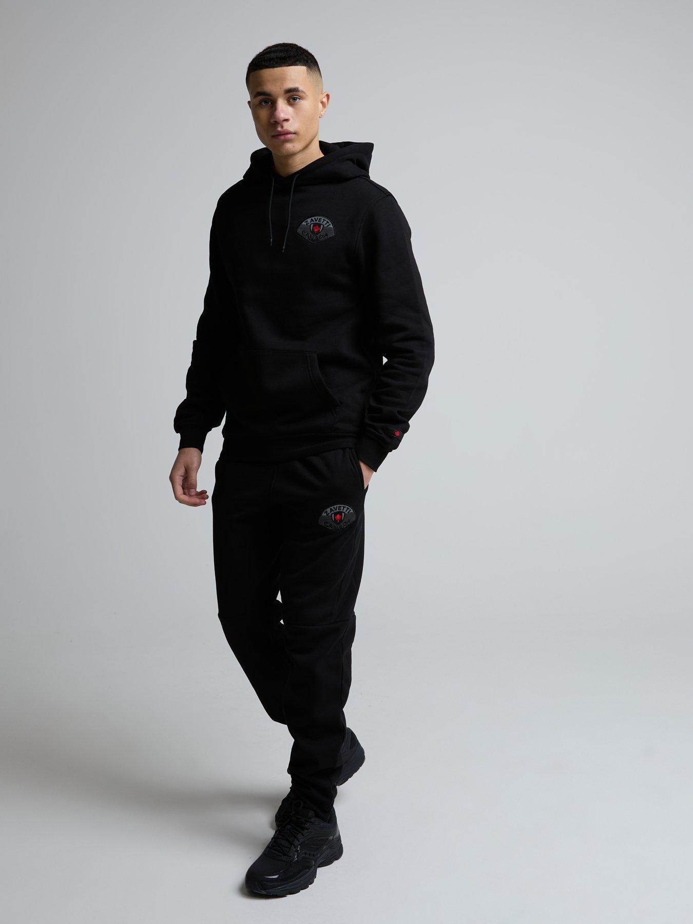 Image 3 of 5 of Zavetti Canada Bottacini Compatto Fleece Sweat Joggers - Black