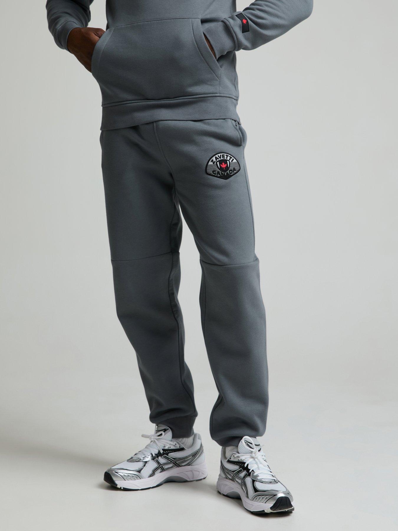 Zavetti Canada Bottacini Compatto Fleece Sweat Joggers - Dark Grey