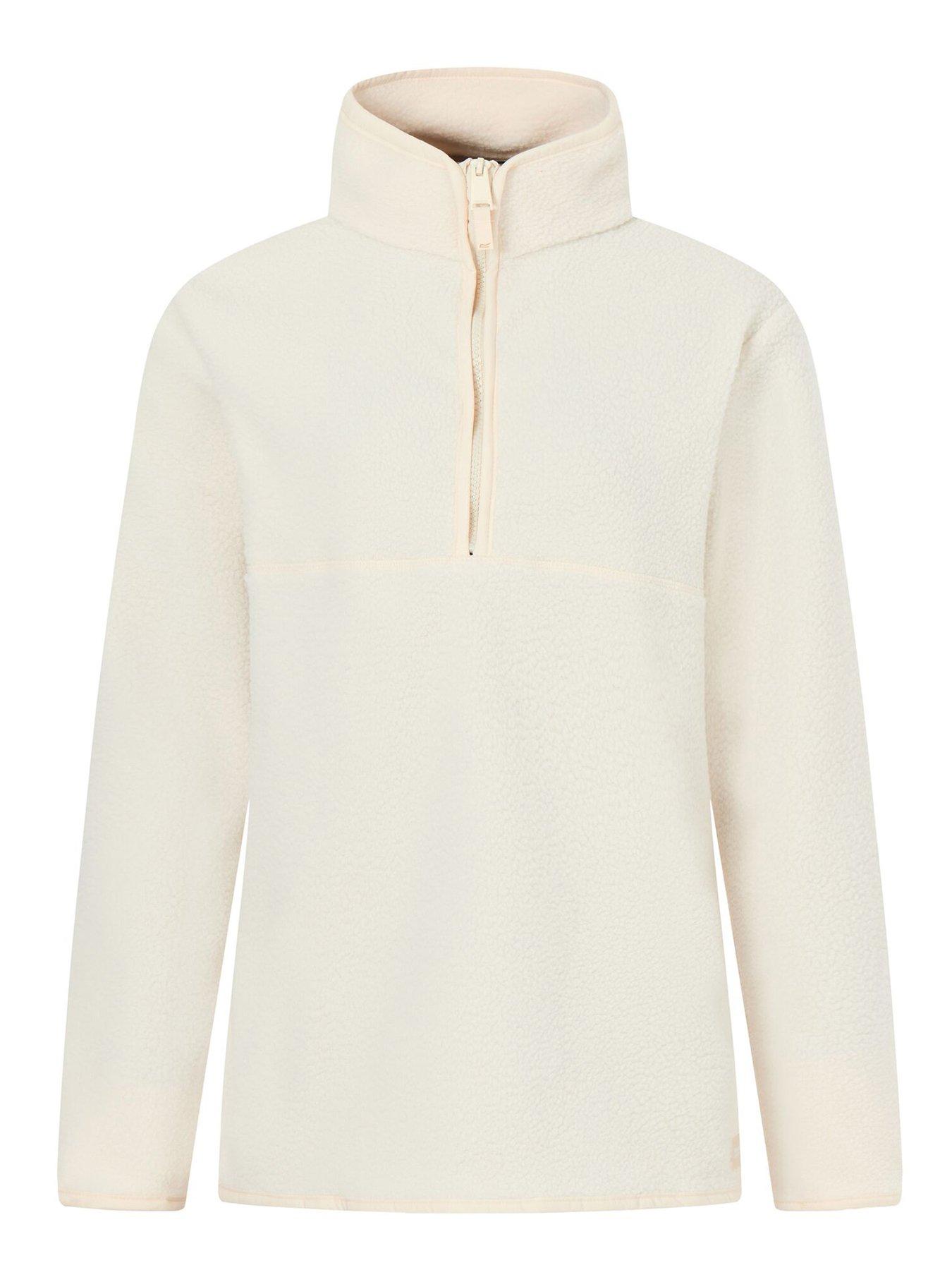 Image 7 of 7 of Regatta Womens Frankie Borg Half Zip Fleece - Beige