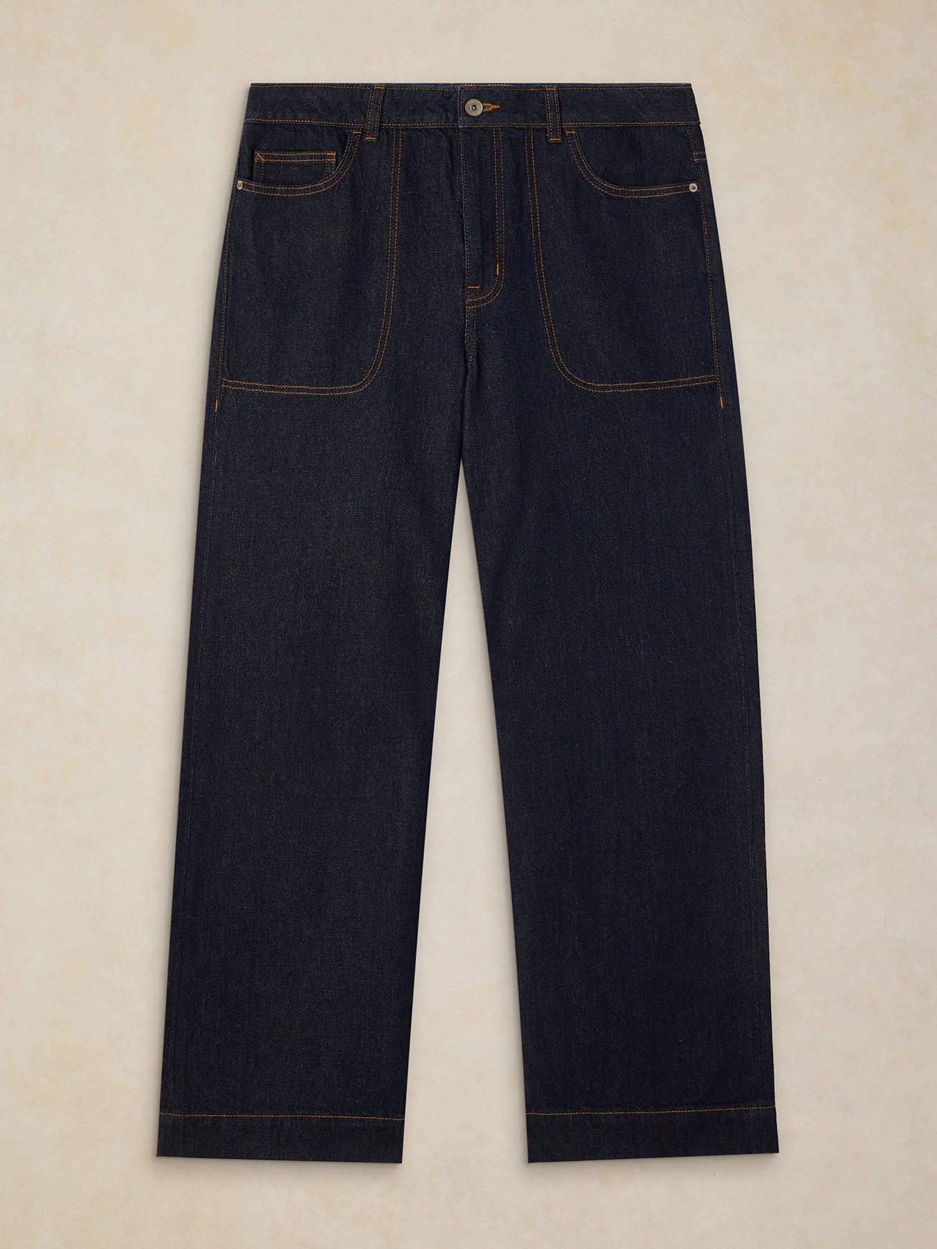 Image 5 of 5 of White Stuff Tia Wide Leg Jeans - Blue
