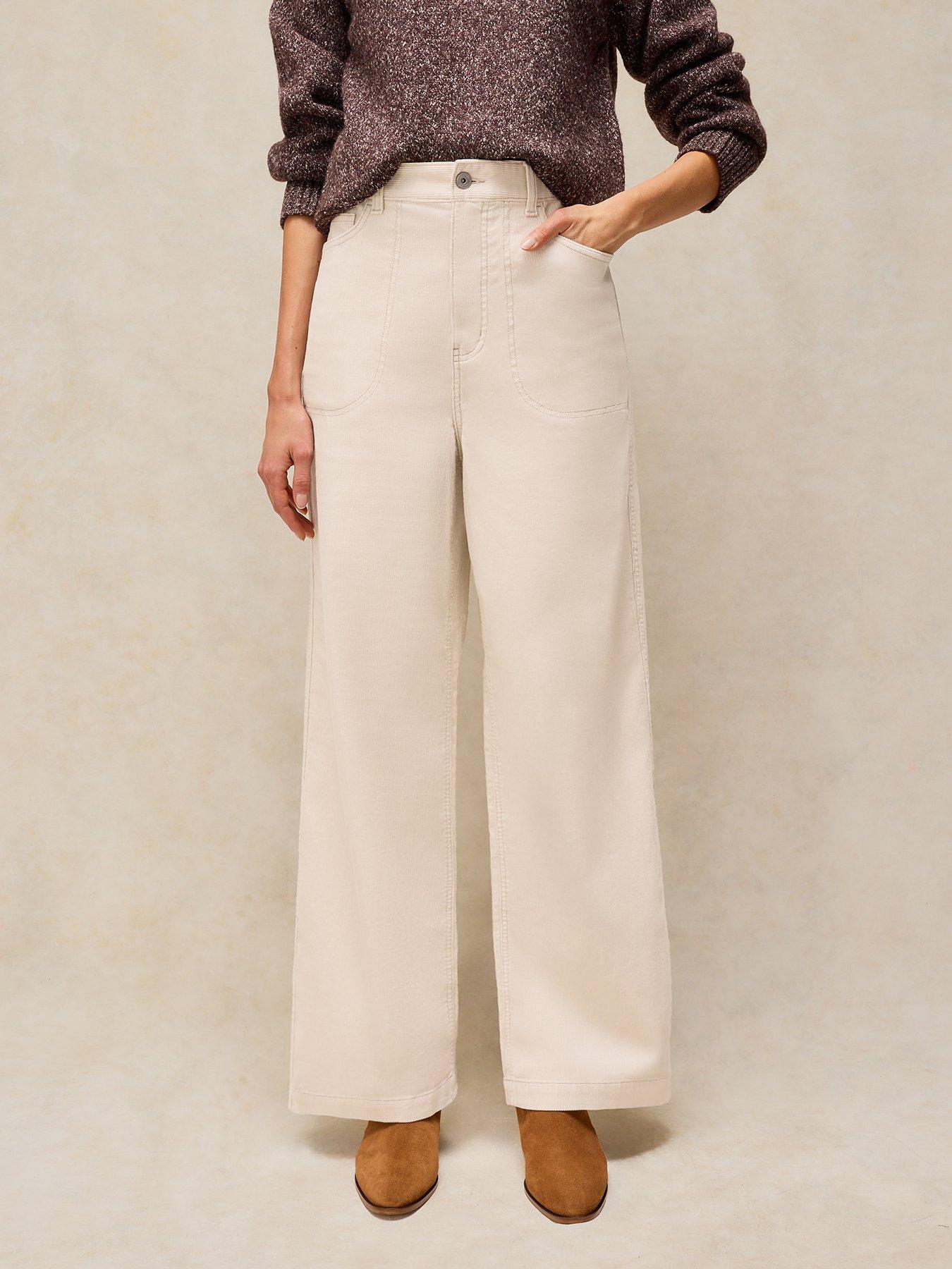 Image 1 of 5 of White Stuff Tia Cord Wide Leg Trouser