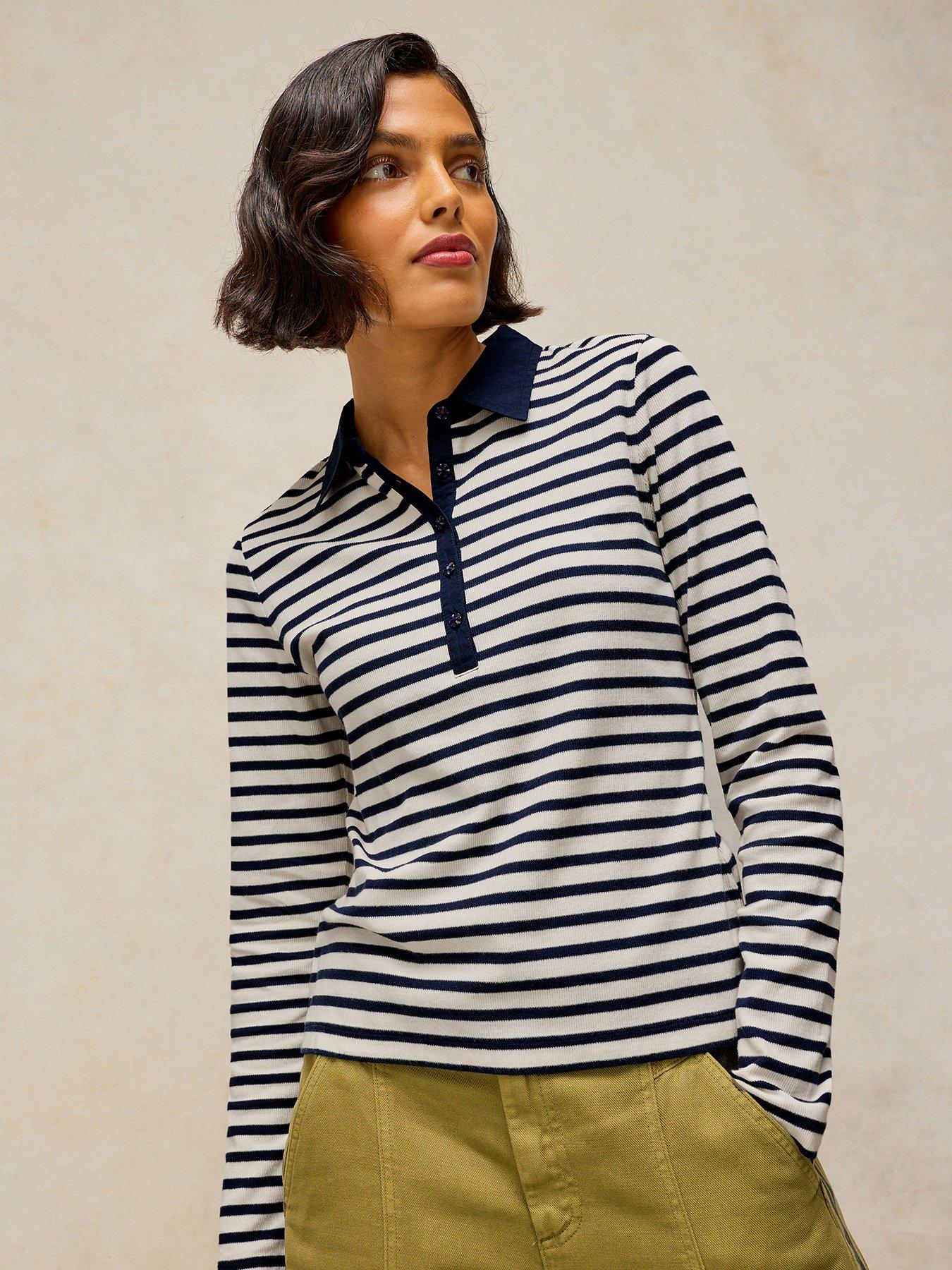 White Stuff Ember Rib Polo