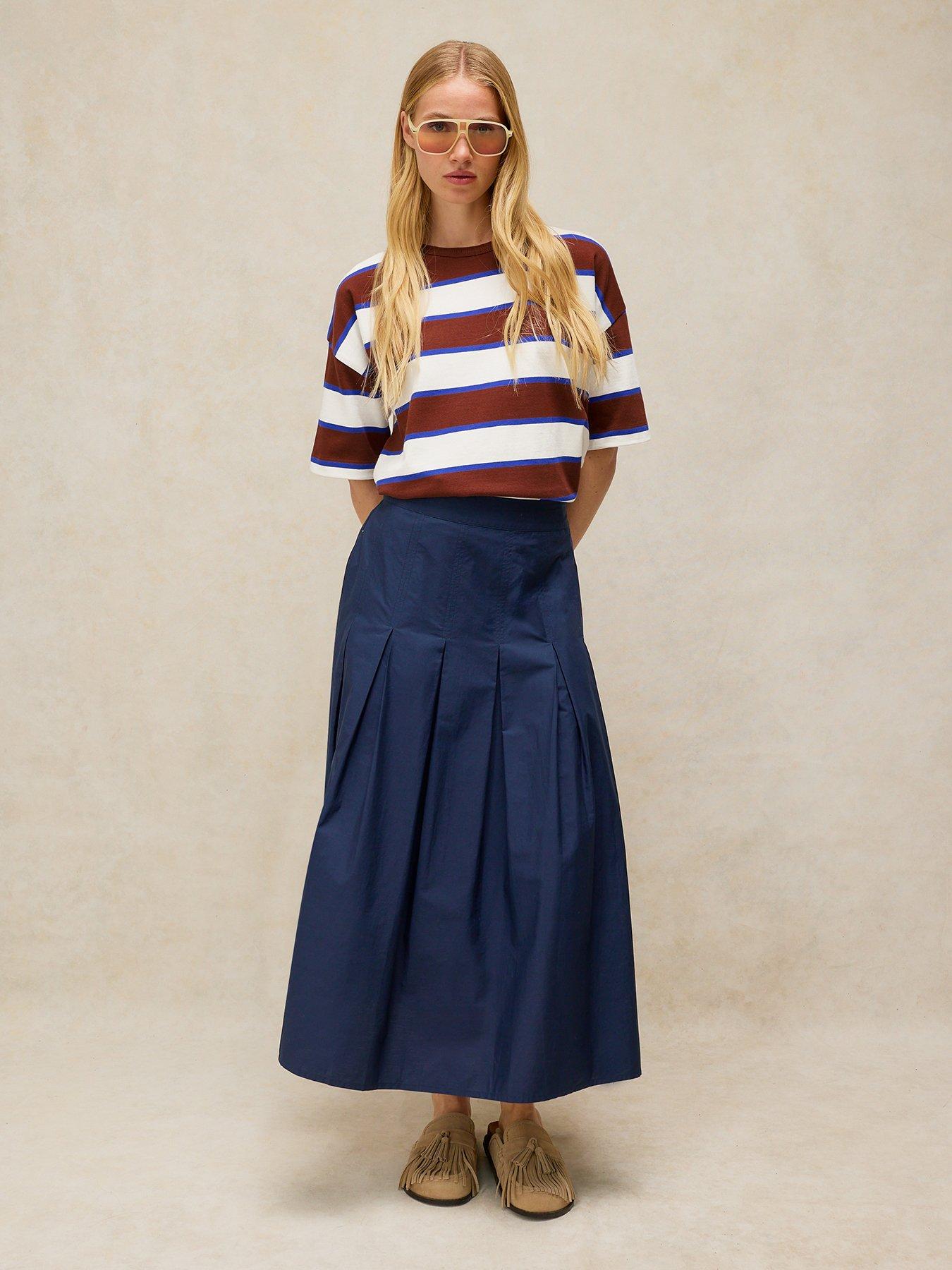 Image 3 of 6 of White Stuff Kat Stripe Midweight Tee