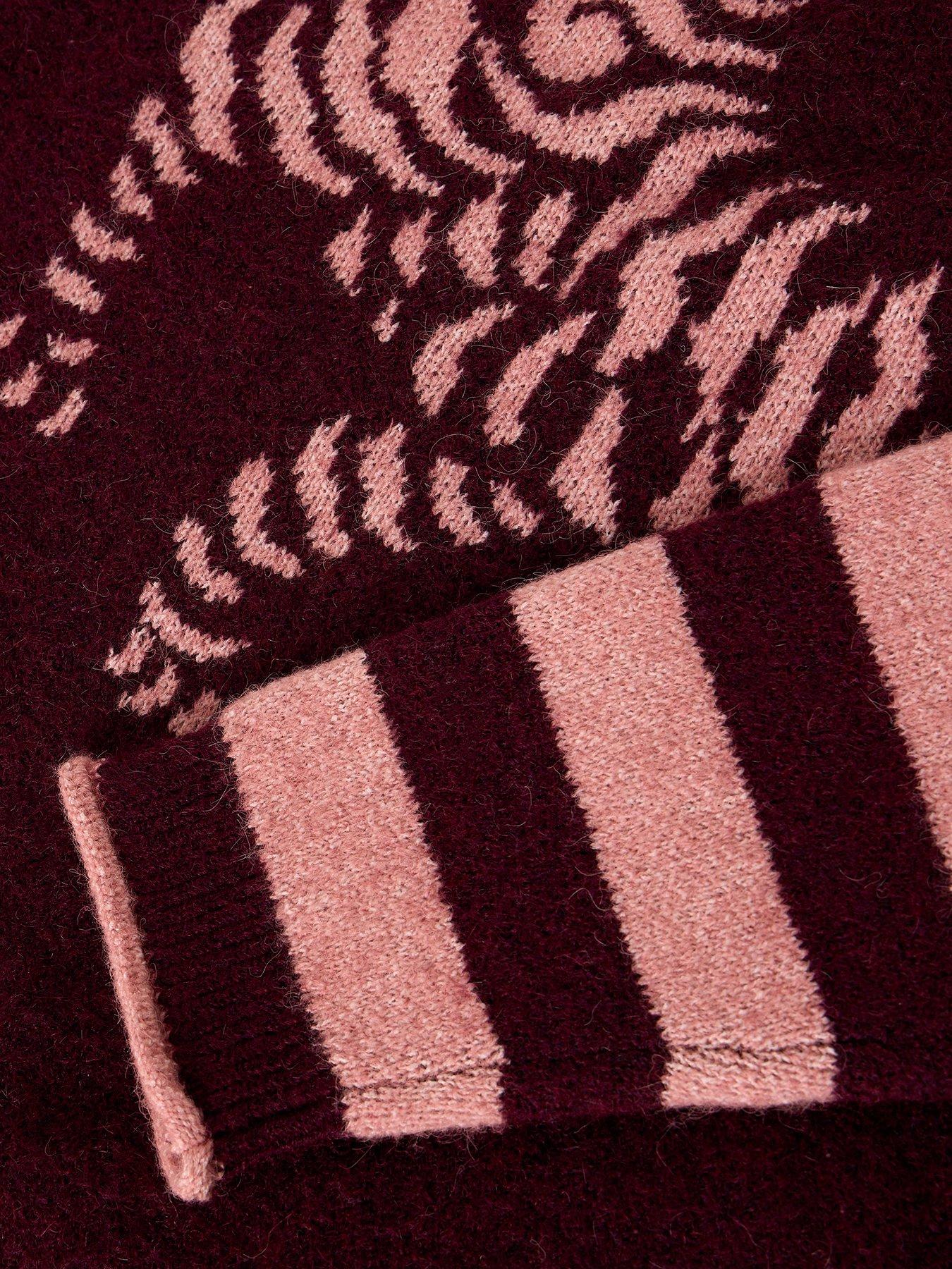Image 6 of 6 of White Stuff Tiger Stripe Jumper - Purple