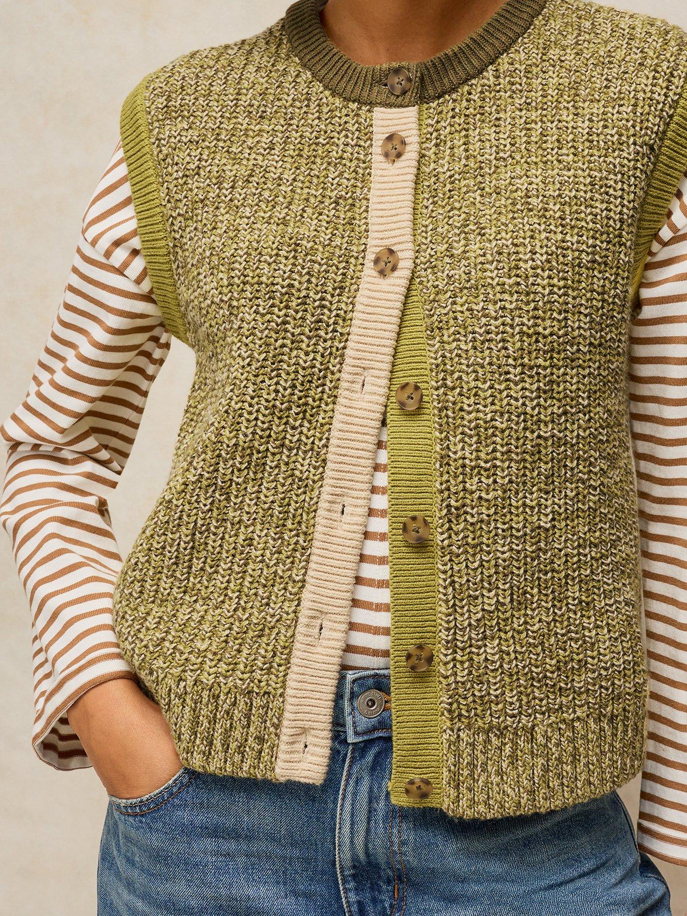 Image 4 of 5 of White Stuff Twist Button Tank