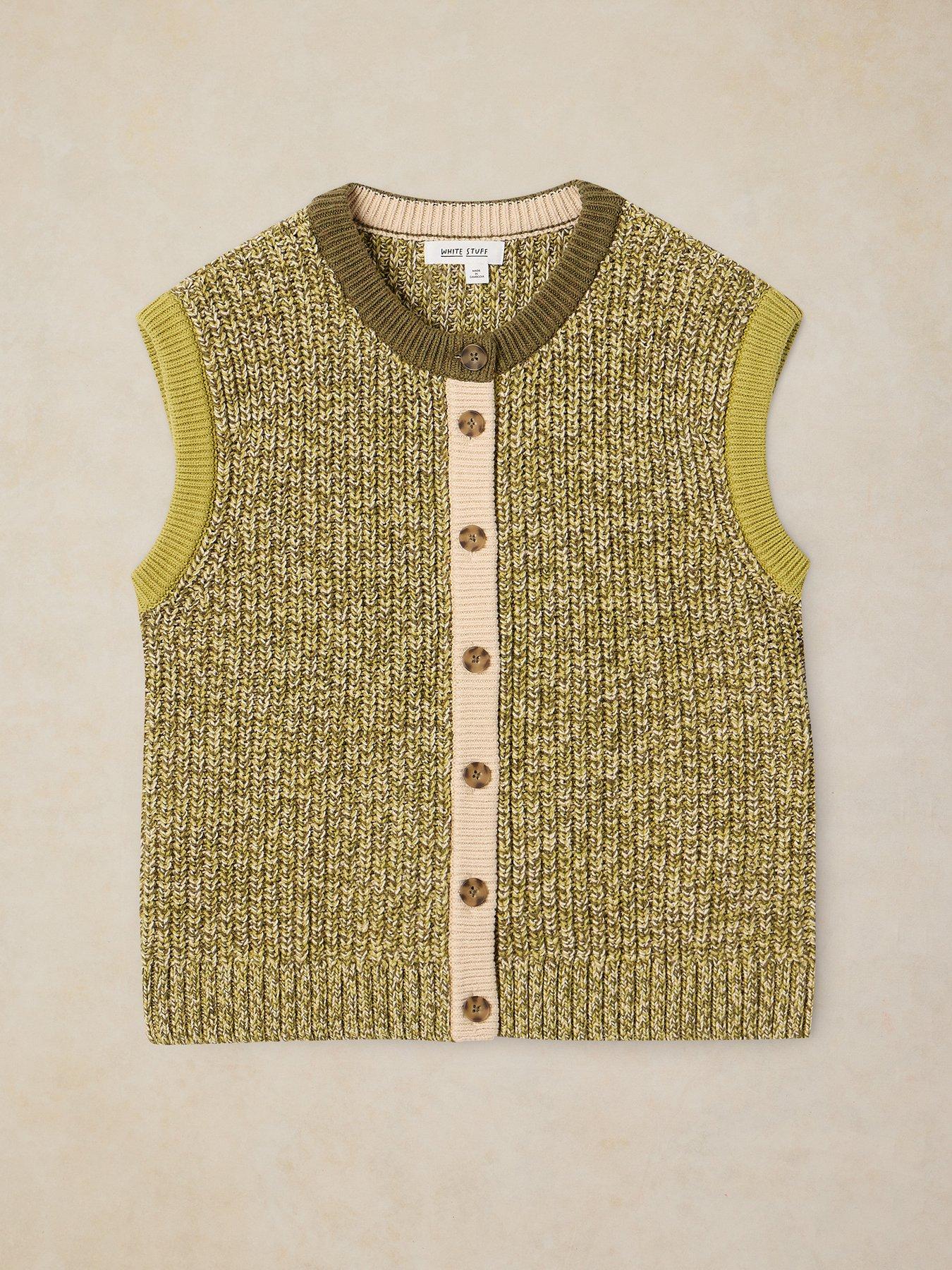 Image 5 of 5 of White Stuff Twist Button Tank