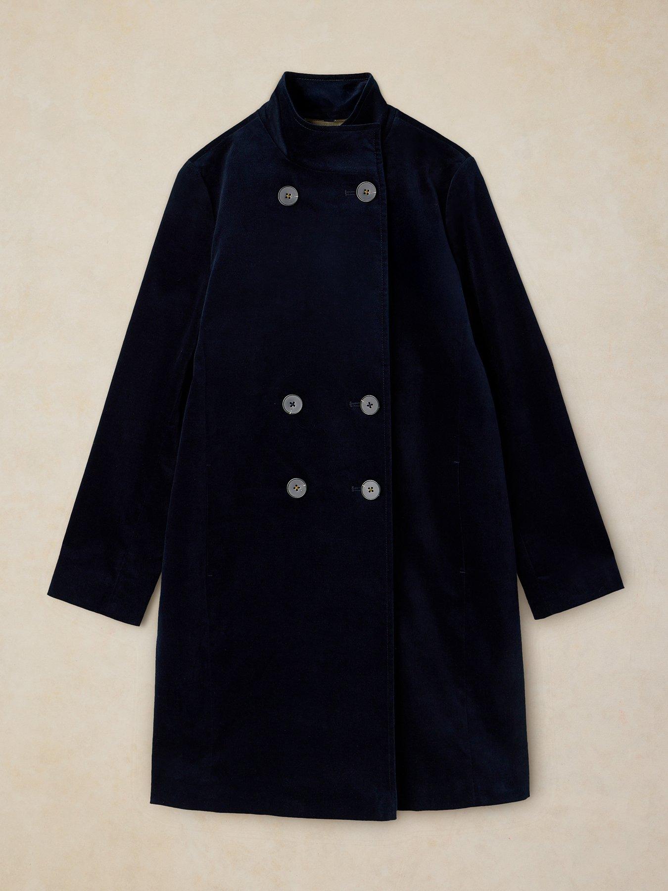 Image 5 of 5 of White Stuff Kaia Velvet Coat